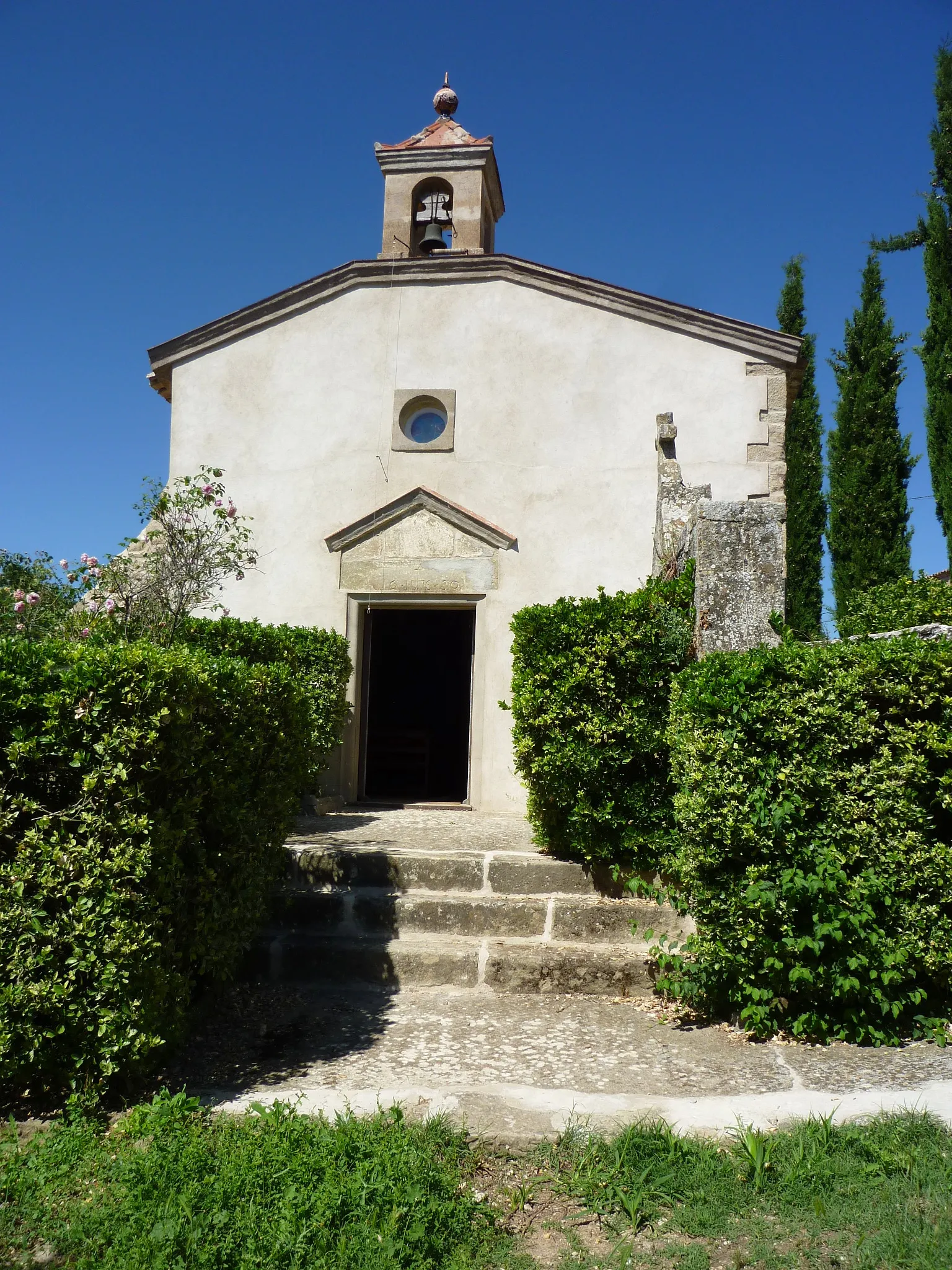 Photo showing: Capella de Cal Sala de Vallmanya (Pinós): façana
