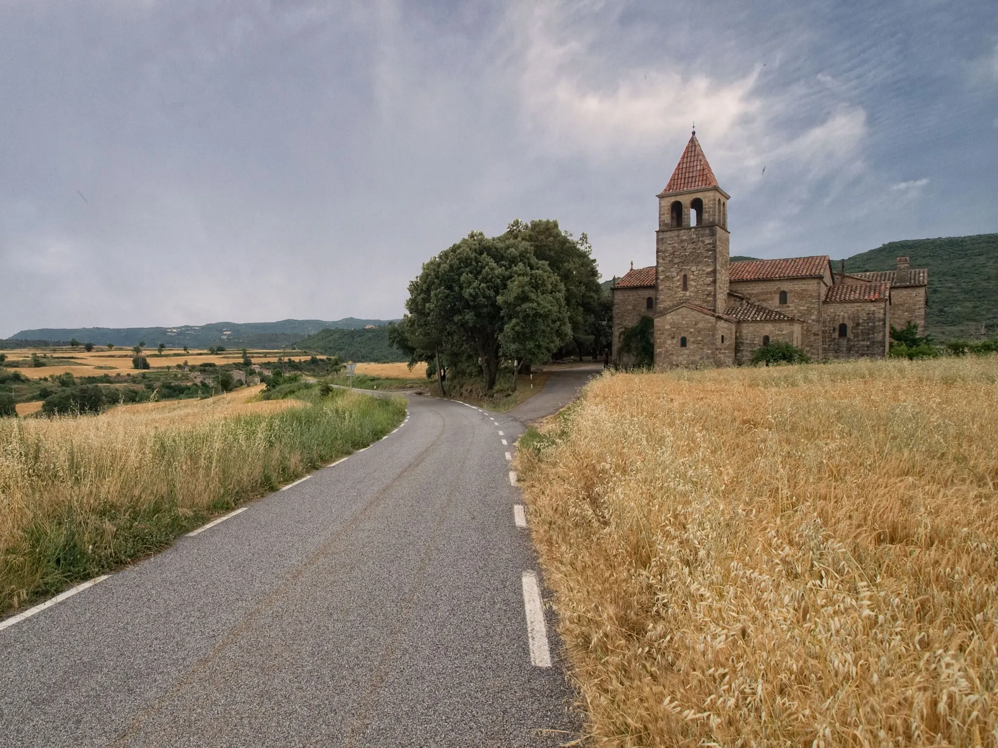 Photo showing: Sant Andre church of Aguilar de Segarra (Catalonia, Spain)