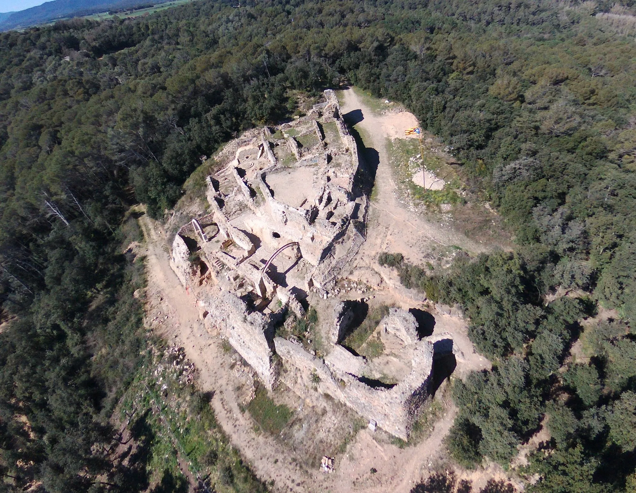 Photo showing: Vista general del castell