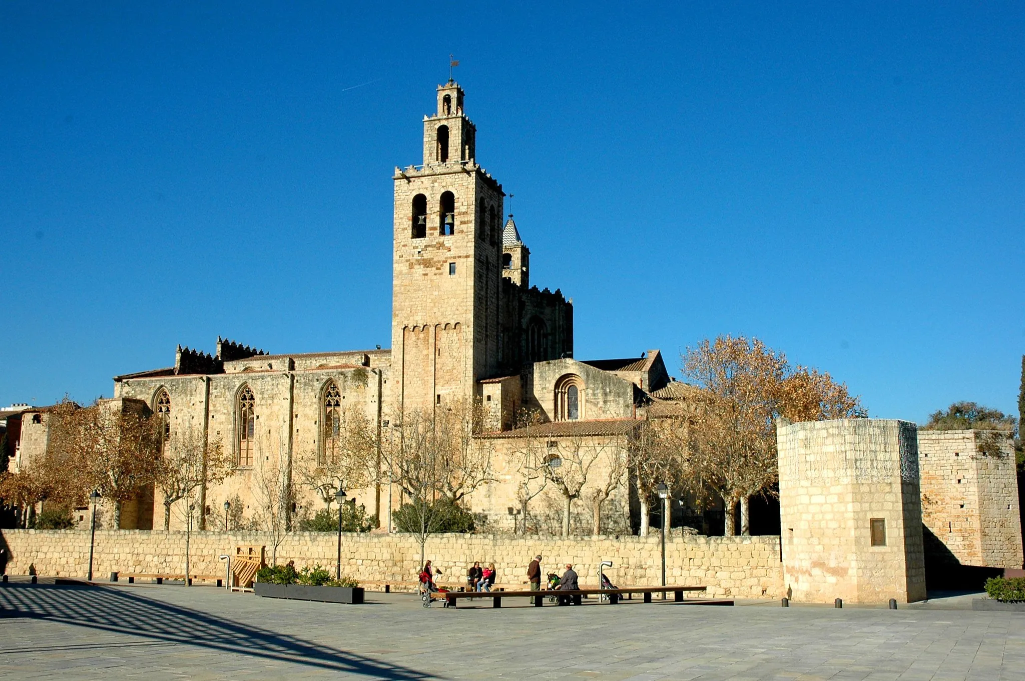 Photo showing: Monestir de Sant Cugat - Llevant