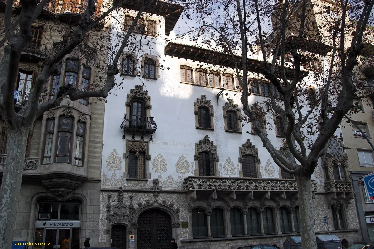 Photo showing: Palau Macaya (Barcelona-Catalunya), obra de Josep Puig i Cadafalch 1901. Psg. Sant Joan, 108.