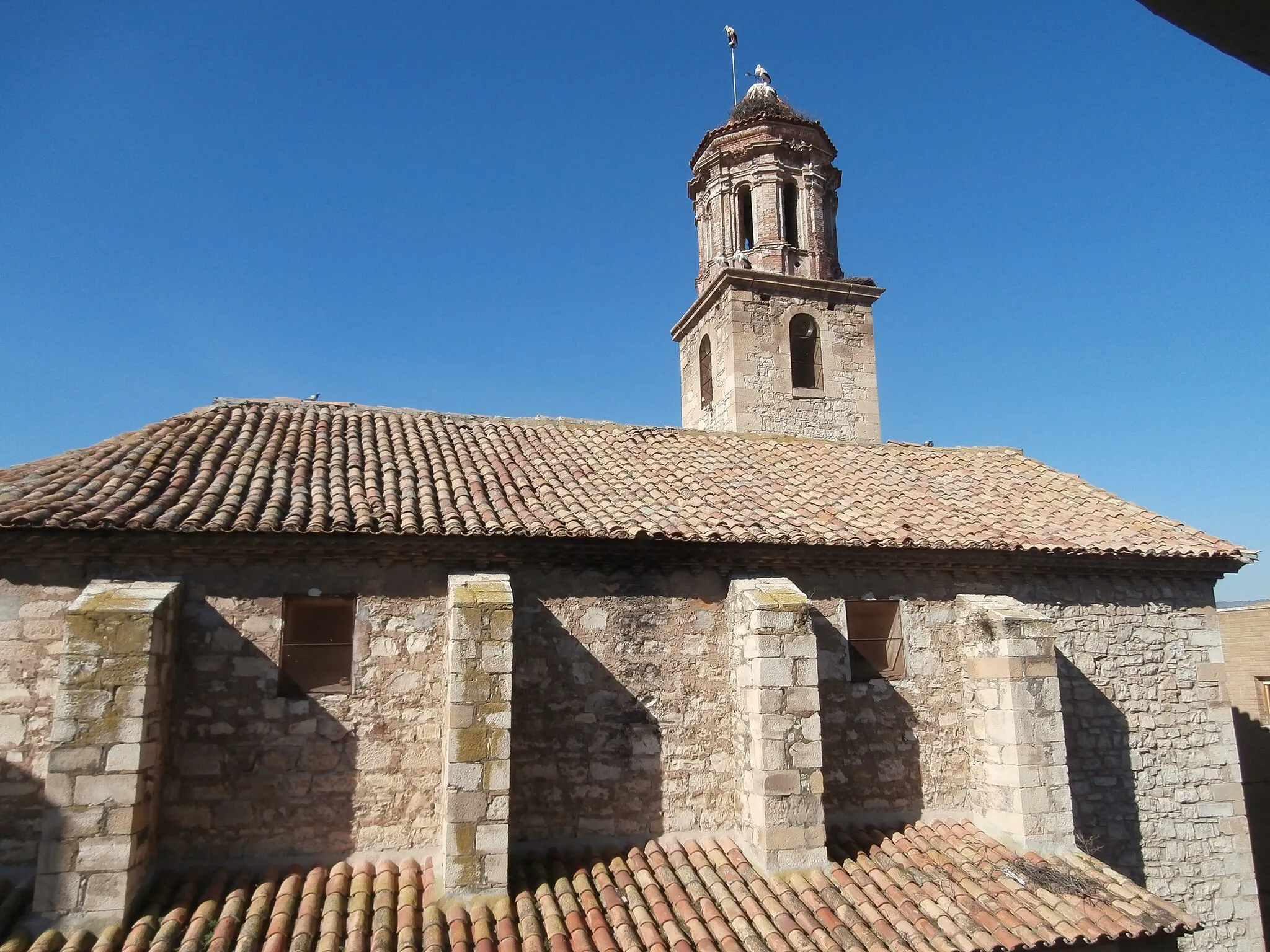 Photo showing: Lateral de l'església Sant Jaume de la Granja d'Escarp