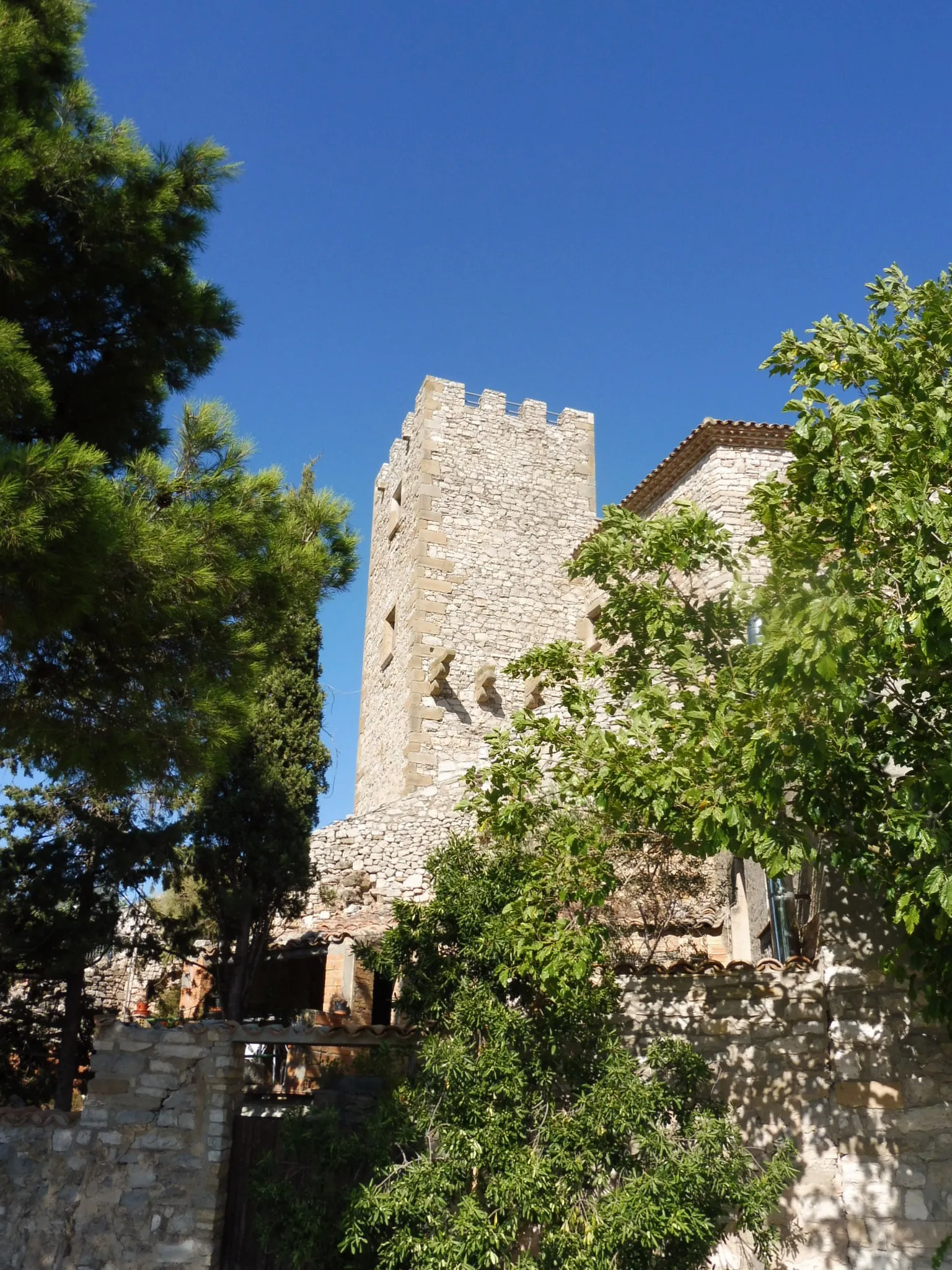 Photo showing: Castell de la Curullada (Granyanella), des de cal Delgado