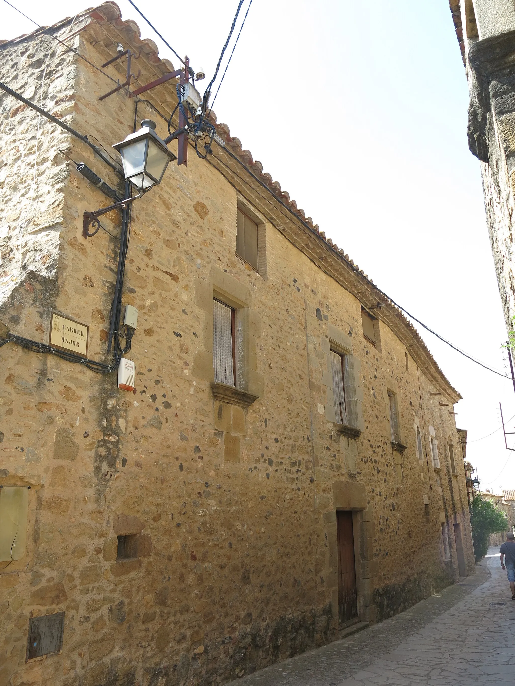 Photo showing: Carrer Major (Púbol)