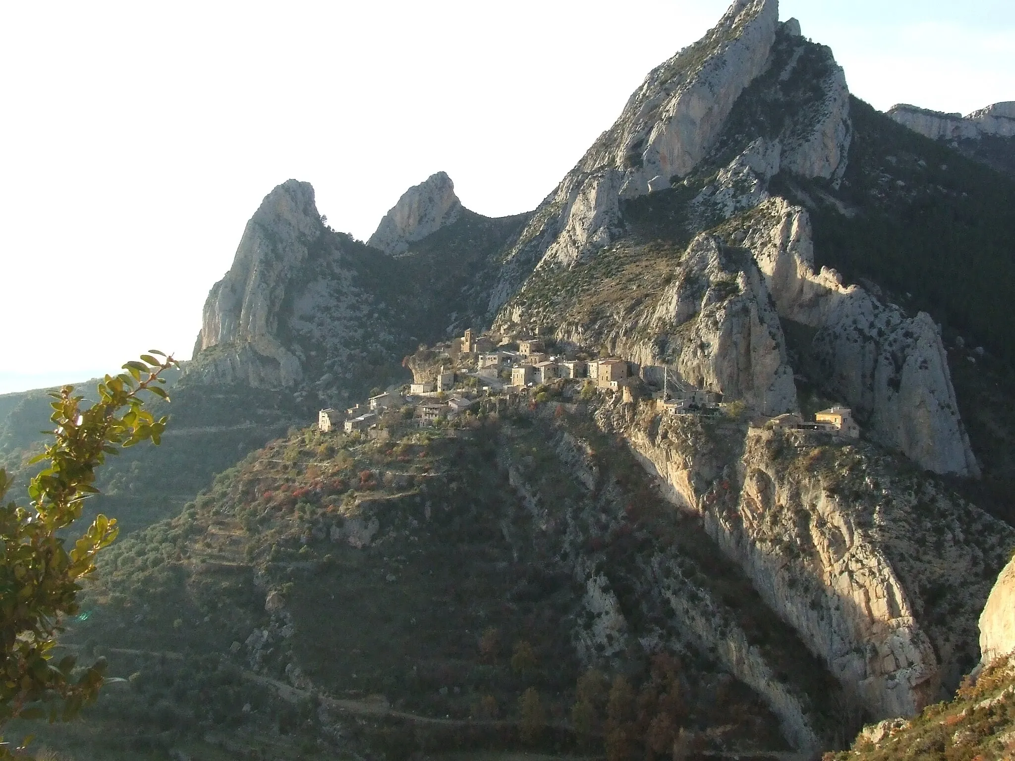 Photo showing: La vila d'Abella de la Conca des de llevant (Pallars Jussà)