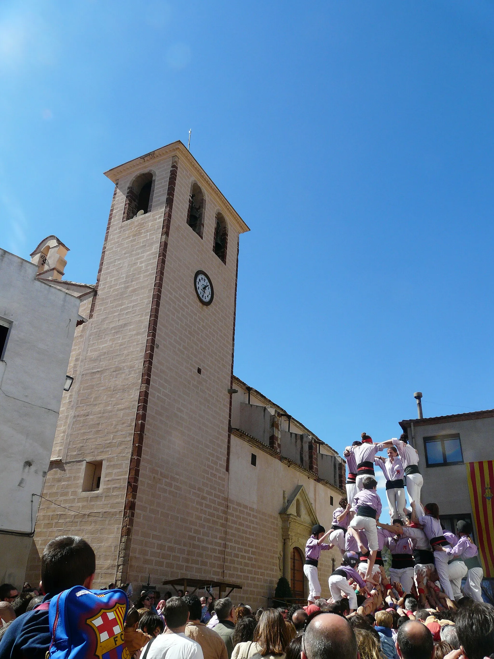 Photo showing: Església parroquial de Sant Mateu. Pl. de l'Església (Riudecanyes).