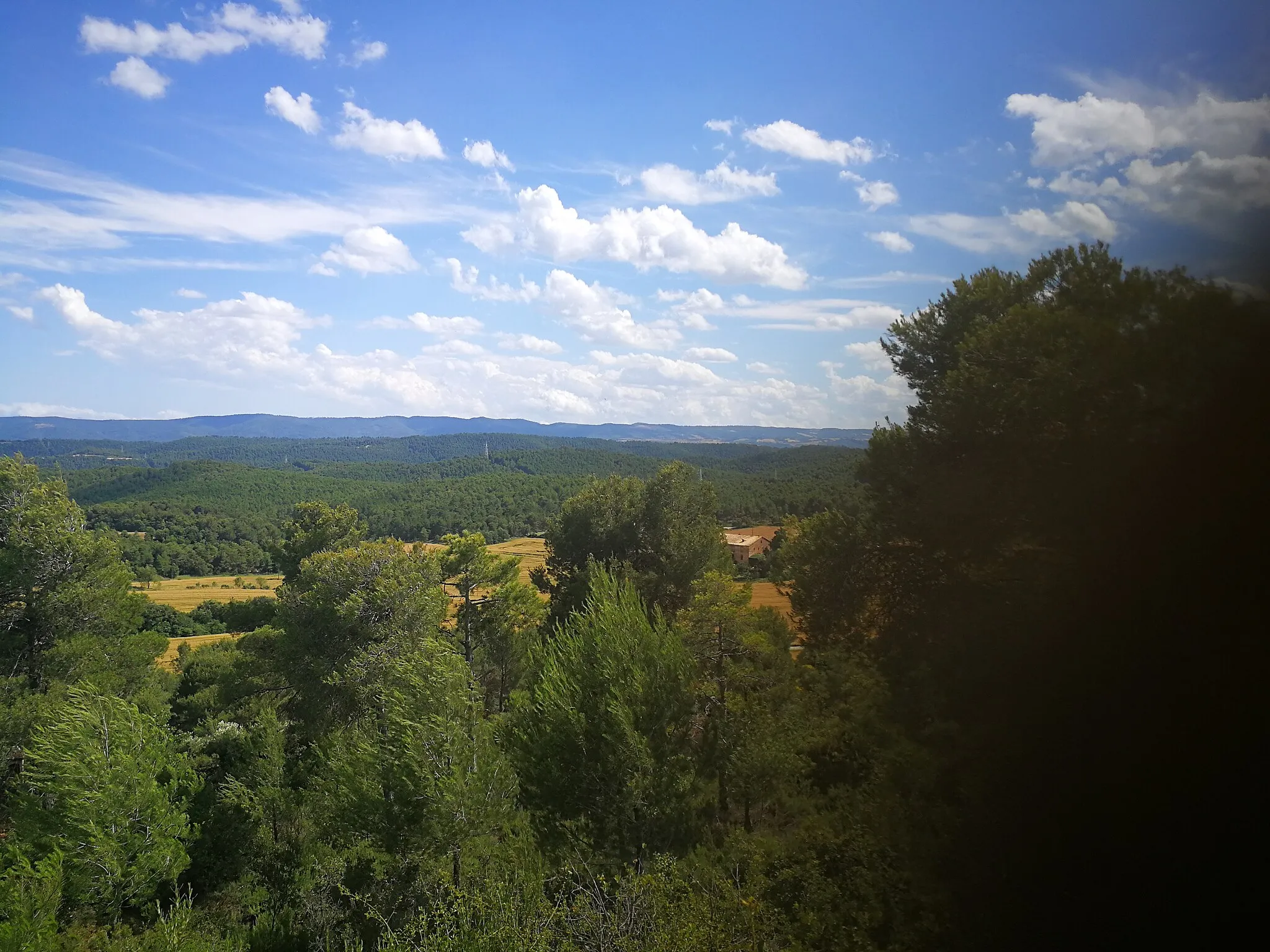 Photo showing: vistes des de Sant Quintí de Cardona