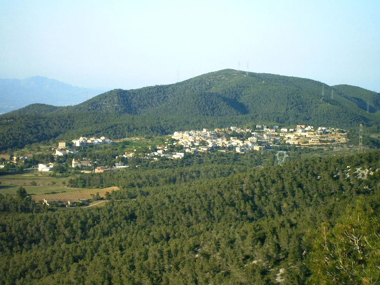 Photo showing: Vista de Ordal, Barcelona