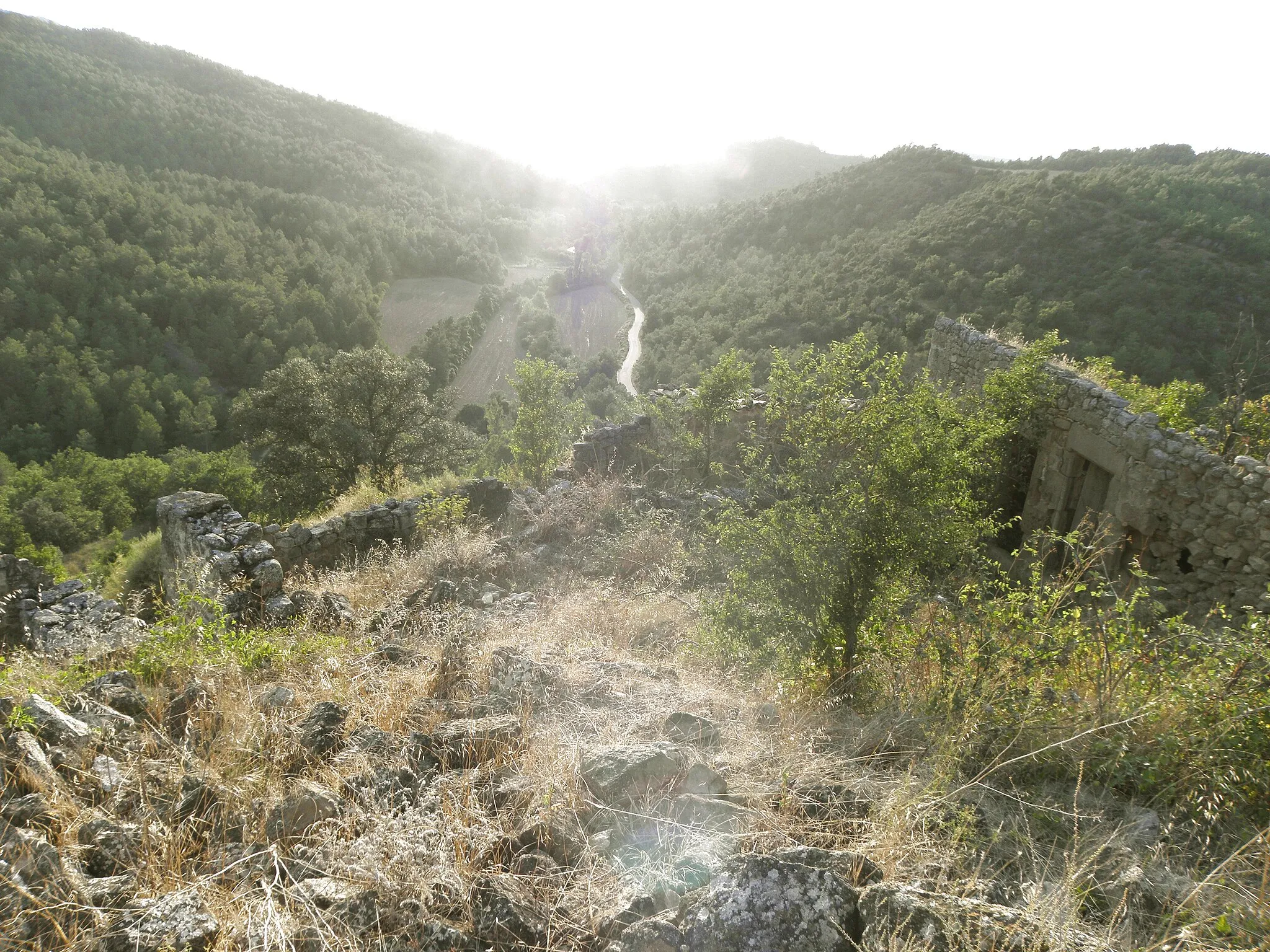 Photo showing: Runes del castell de Madrona (municipi de Pinell de Solsonès)