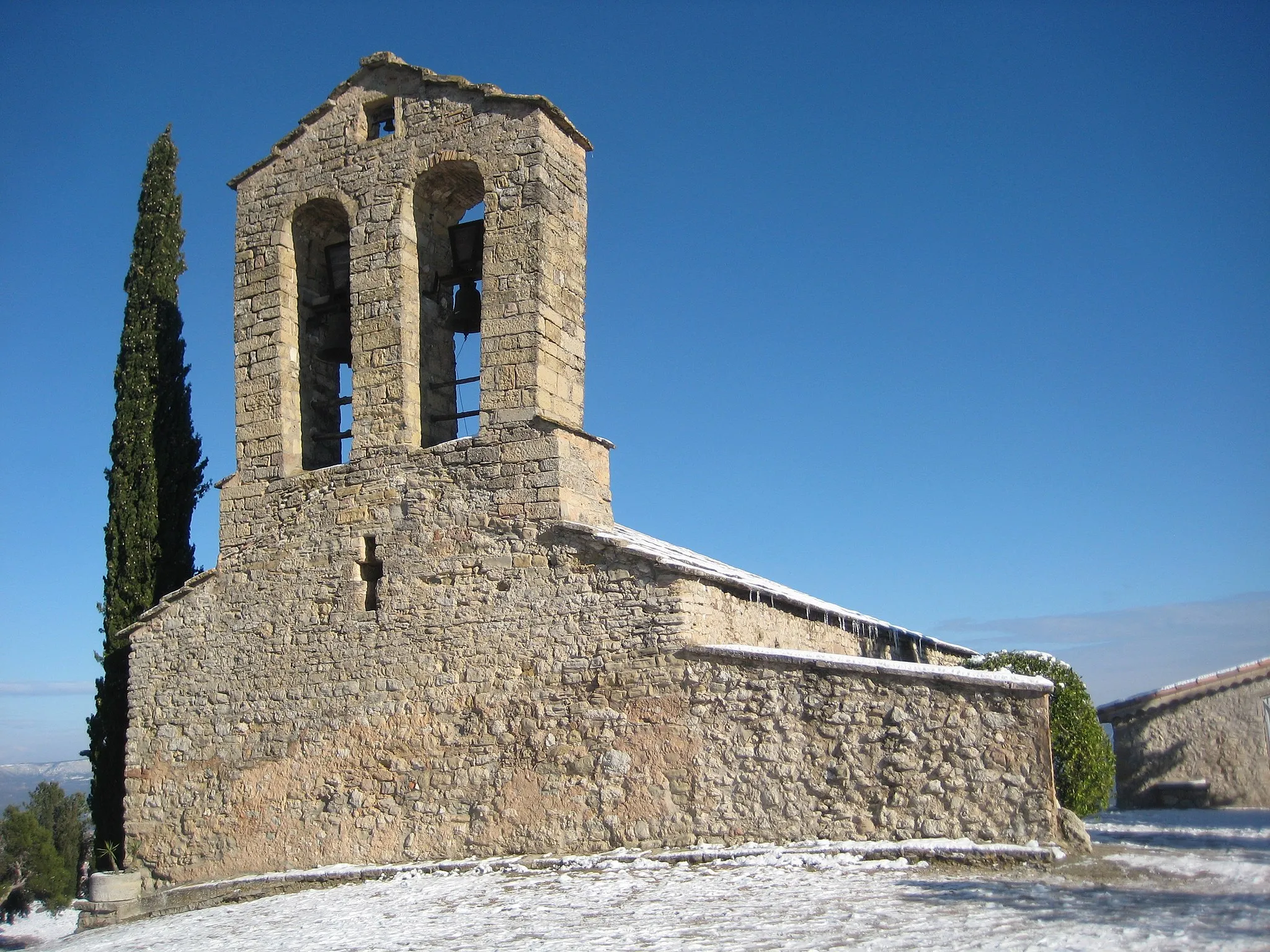 Photo showing: Santa Maria de La Tossa church (Santa Margarida de Montbui).X-XIth centuries.