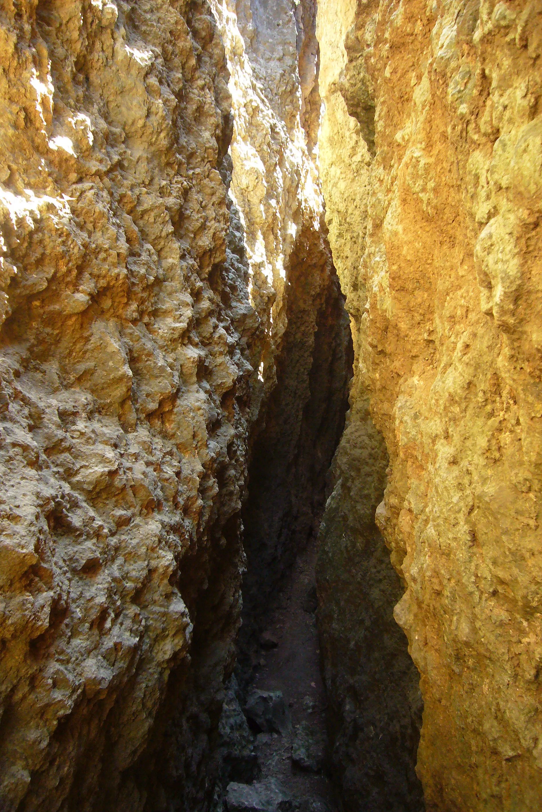 Photo showing: Escletxa de la mariana de les Escletxes del Papiol, vista des del sud.