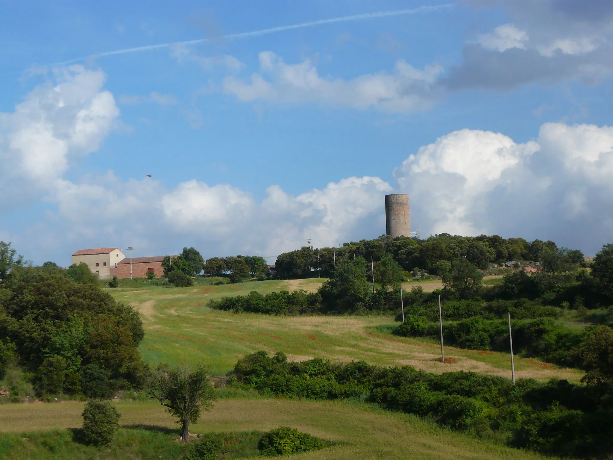 Photo showing: Torre del castell de la Manresana (els Prats de Rei)