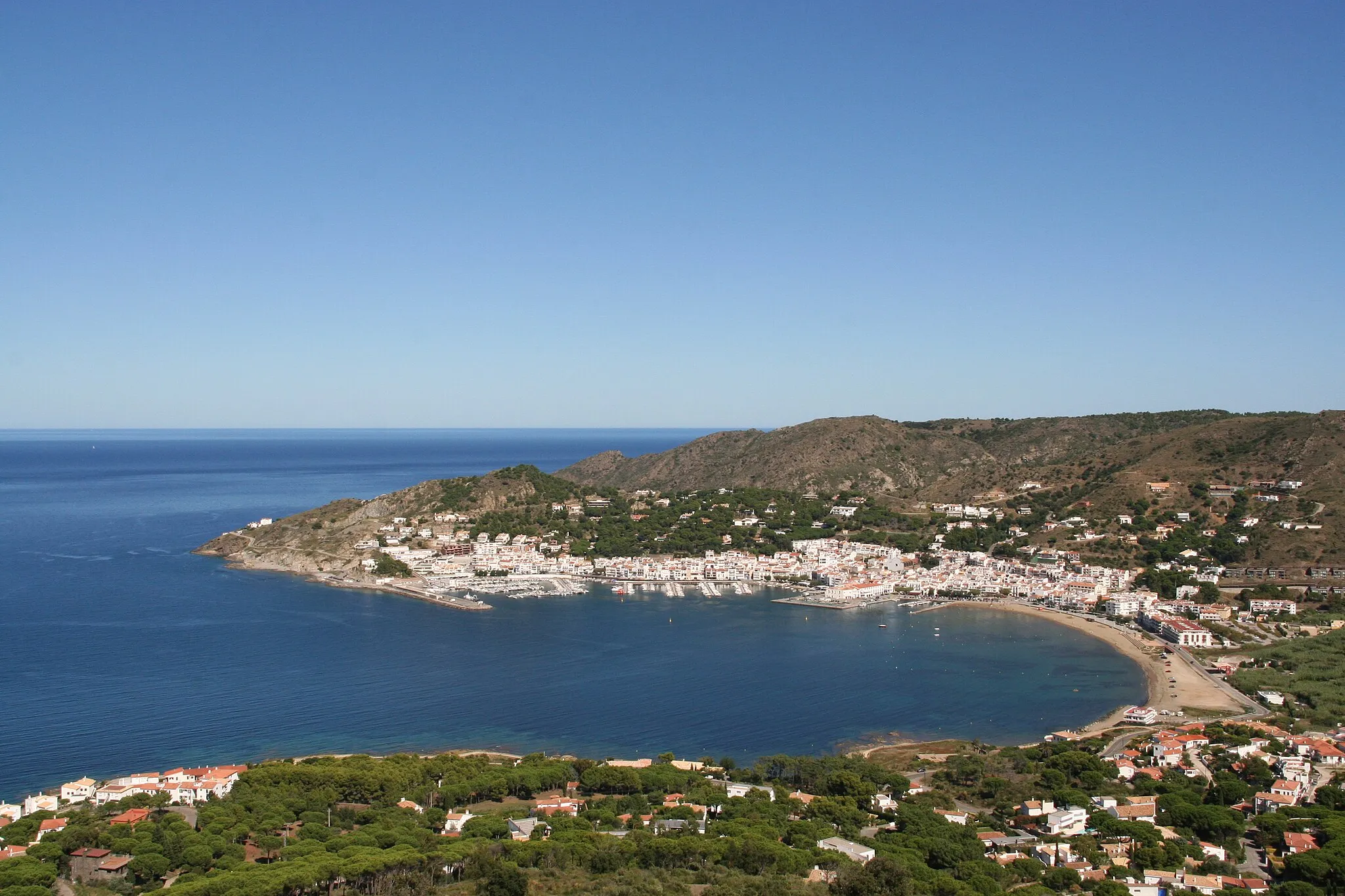 Photo showing: El Port de la Selva seen from the West in september 2011.