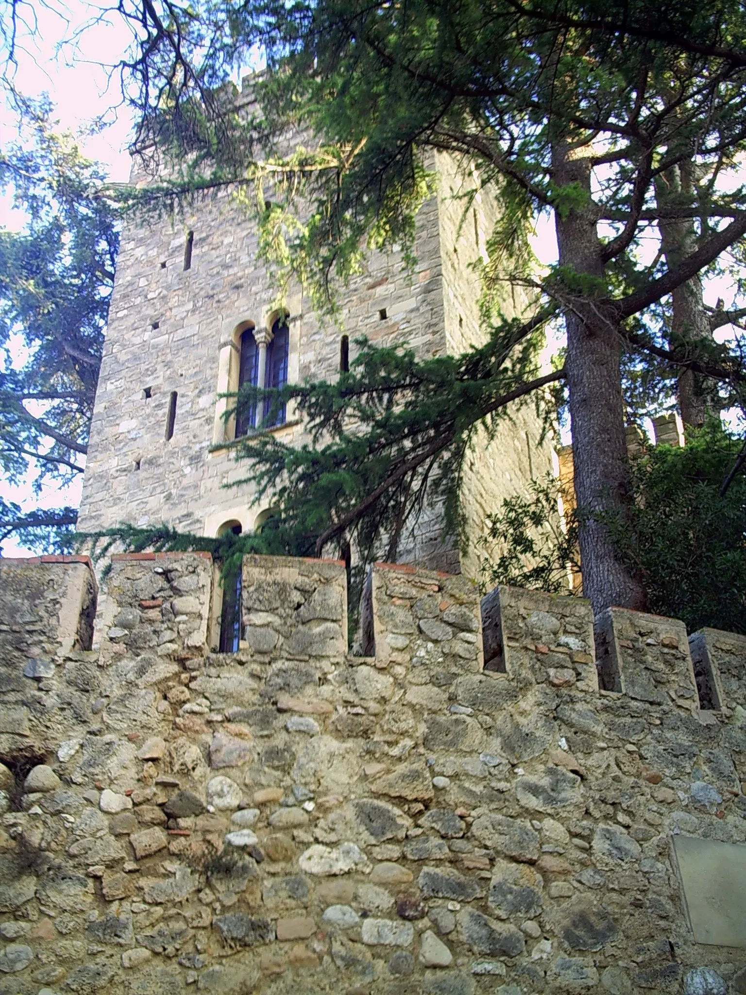Photo showing: Senyal del Castell de Jaume I, a Piera, l'Anoia, (Catalunya).