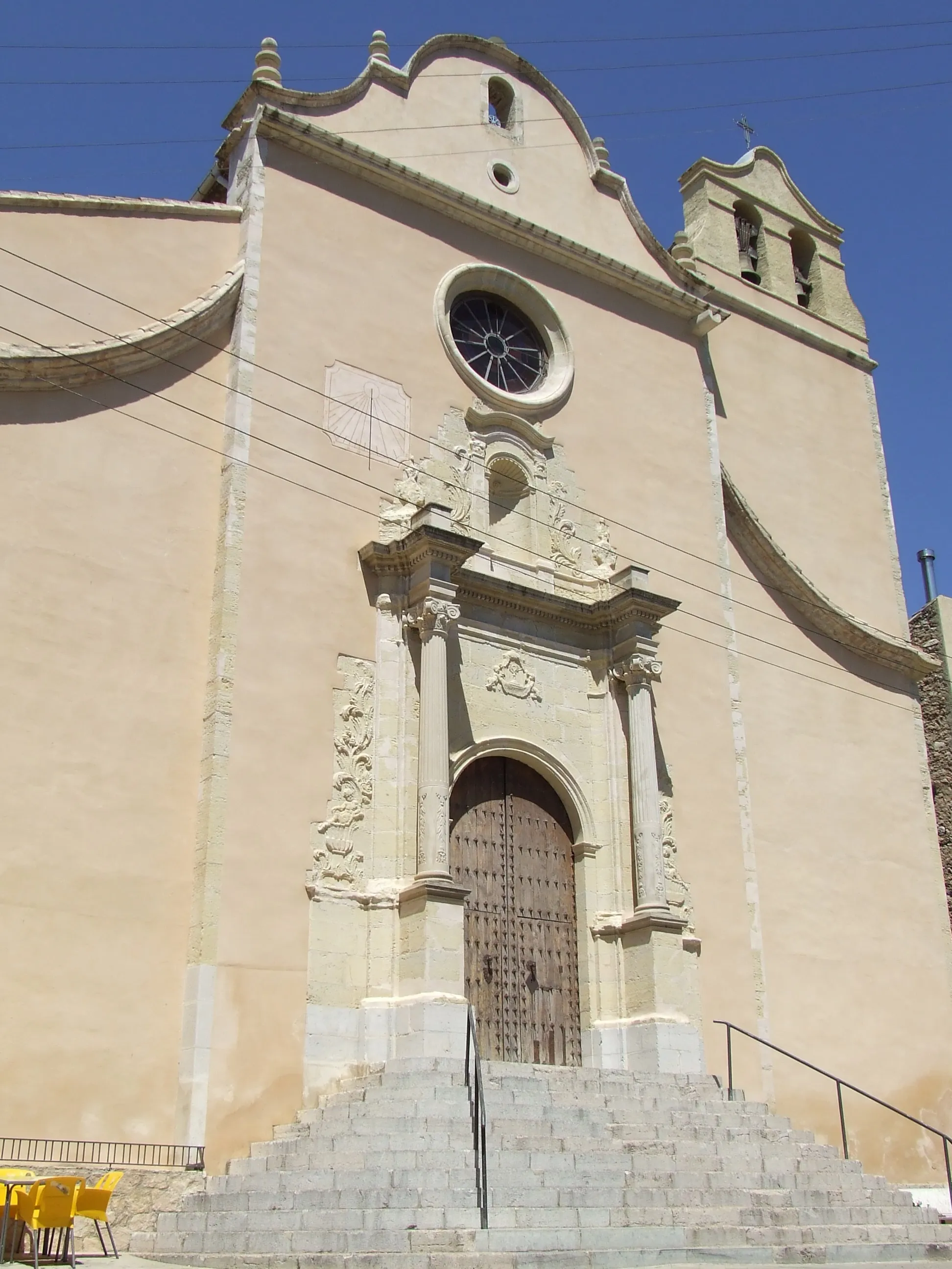 Photo showing: Església parroquial de la Nativitat de la Mare de Déu de Capçanes.