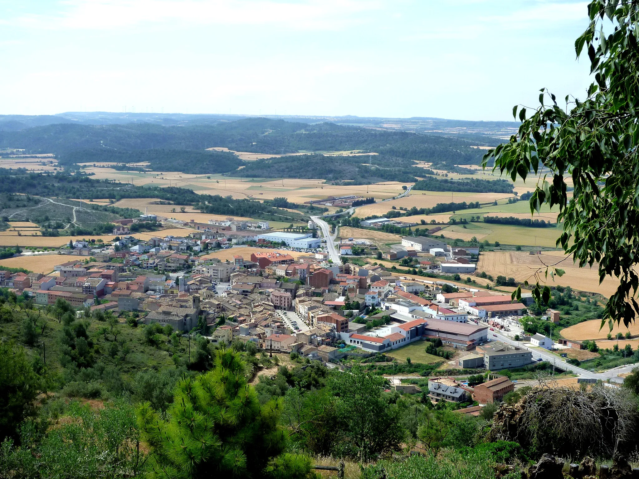 Photo showing: Torà des de l'Aguda