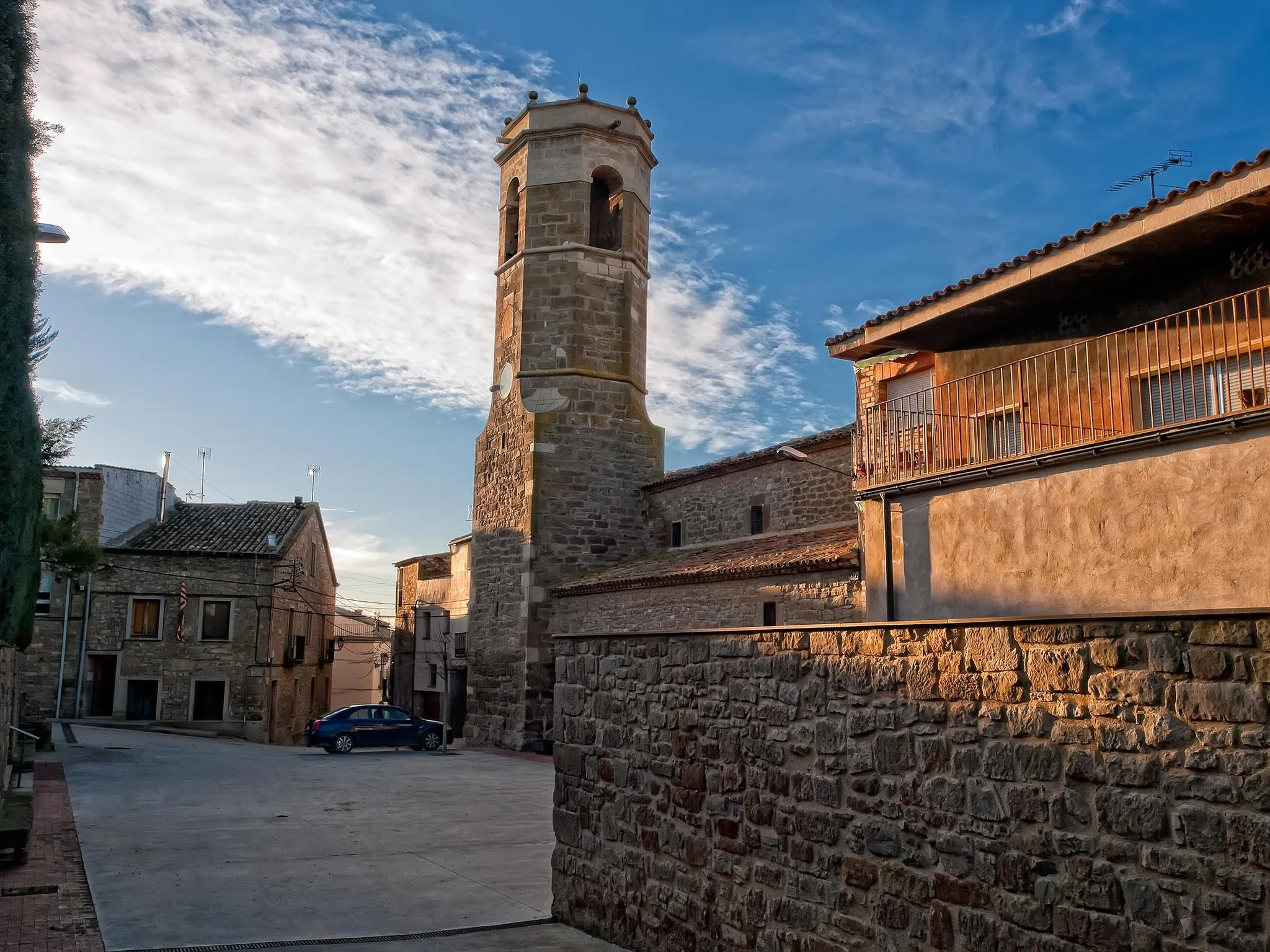 Photo showing: Sant Salvador church of Massoteres (Catalonia, Spain)