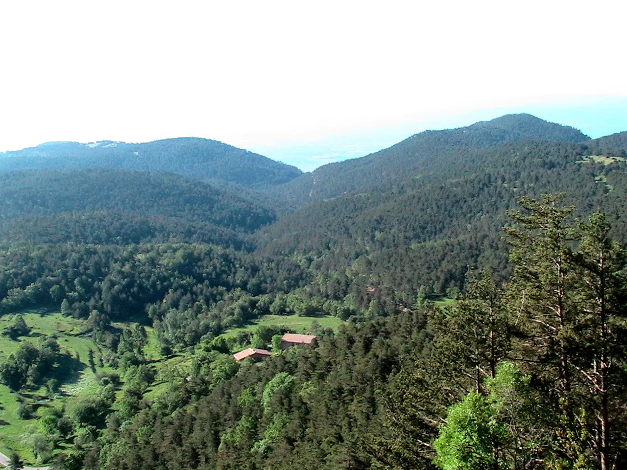 Photo showing: Vall de la Rasa de la Casanova de Foubes, des del Santuari dels Tossals, a Capolat  (Berguedà)