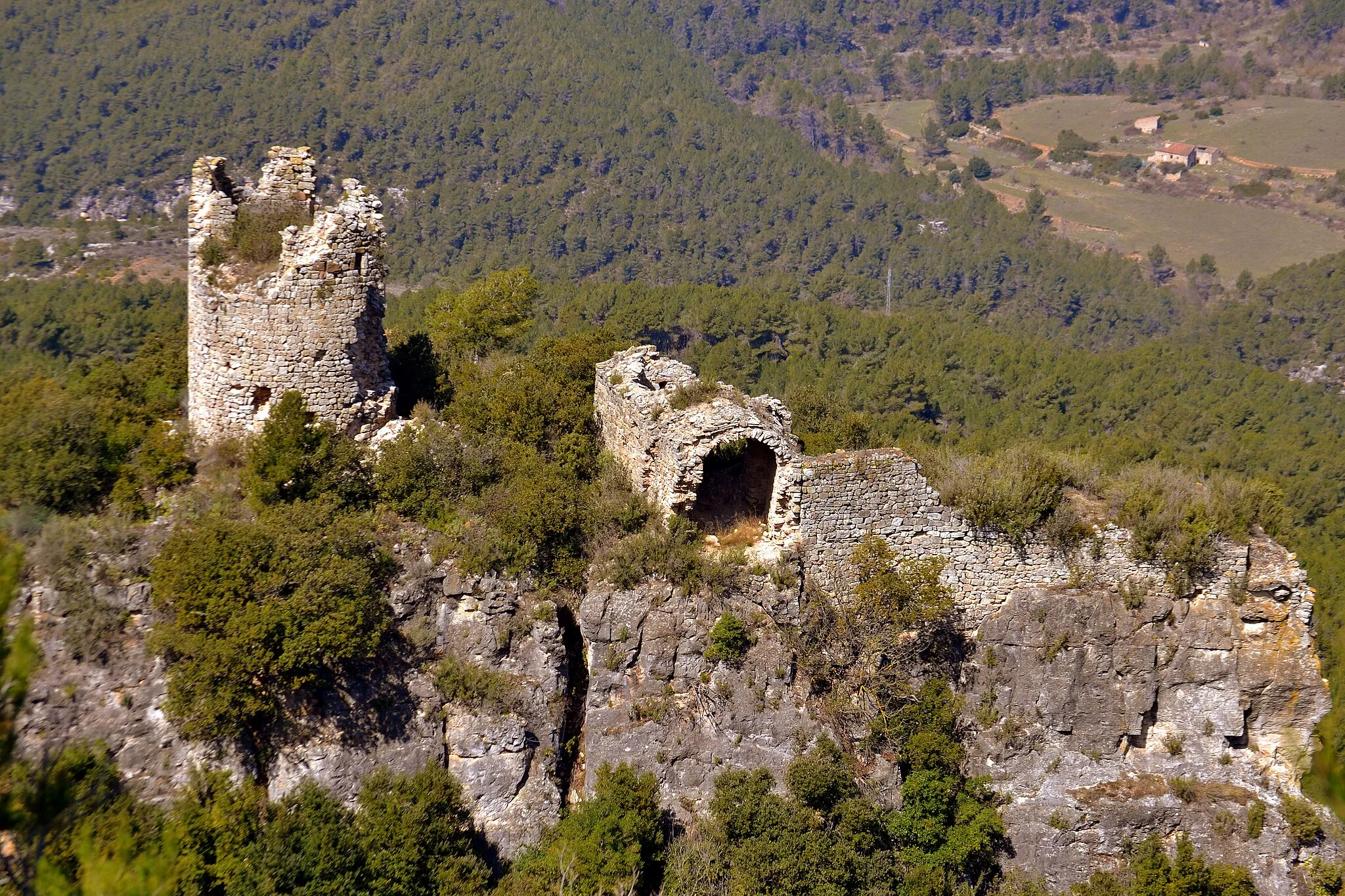 Photo showing: Castell de Pinyana (Querol)