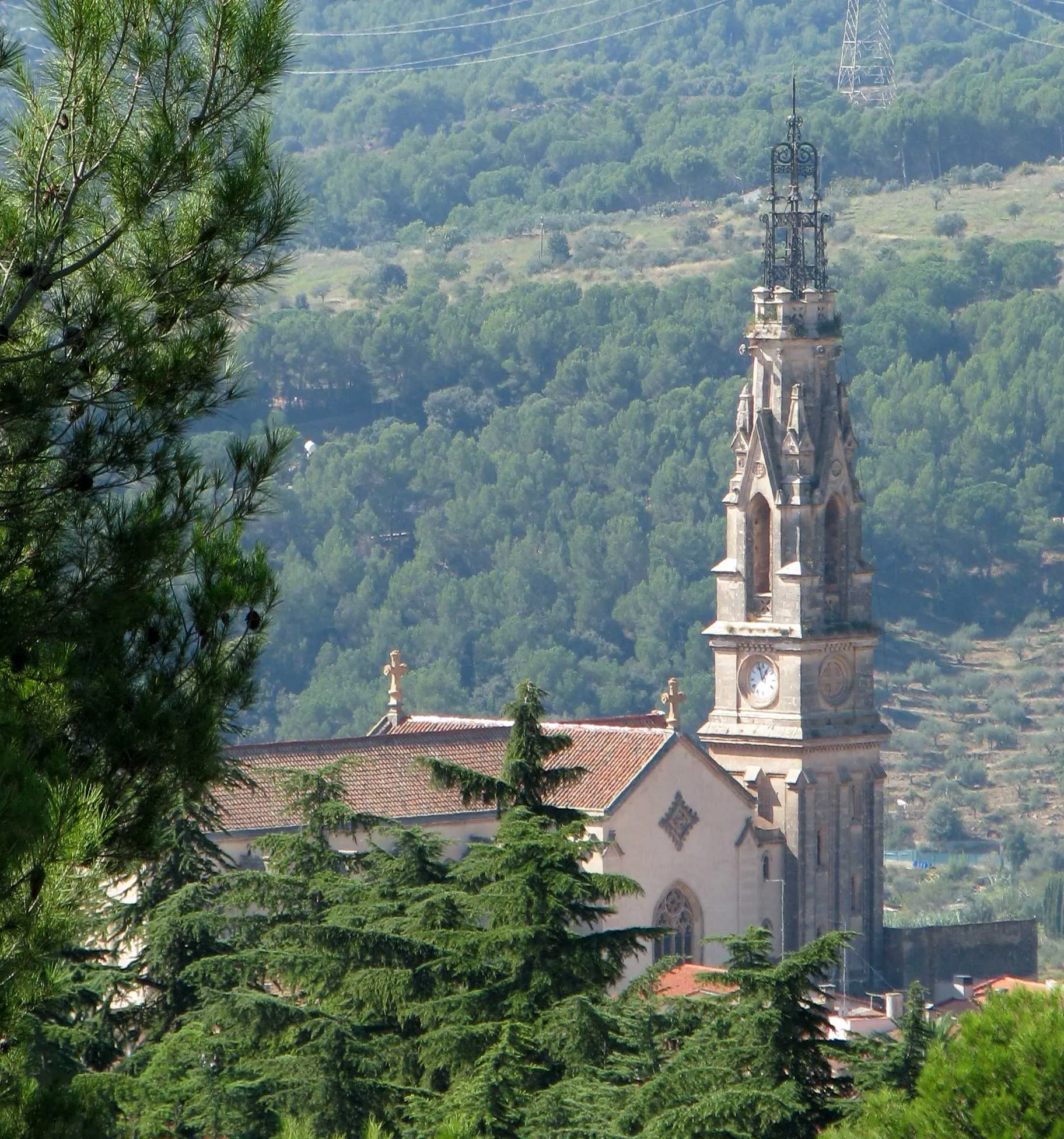 Photo showing: Iglesia de Castellar del Vallès, vista trasera