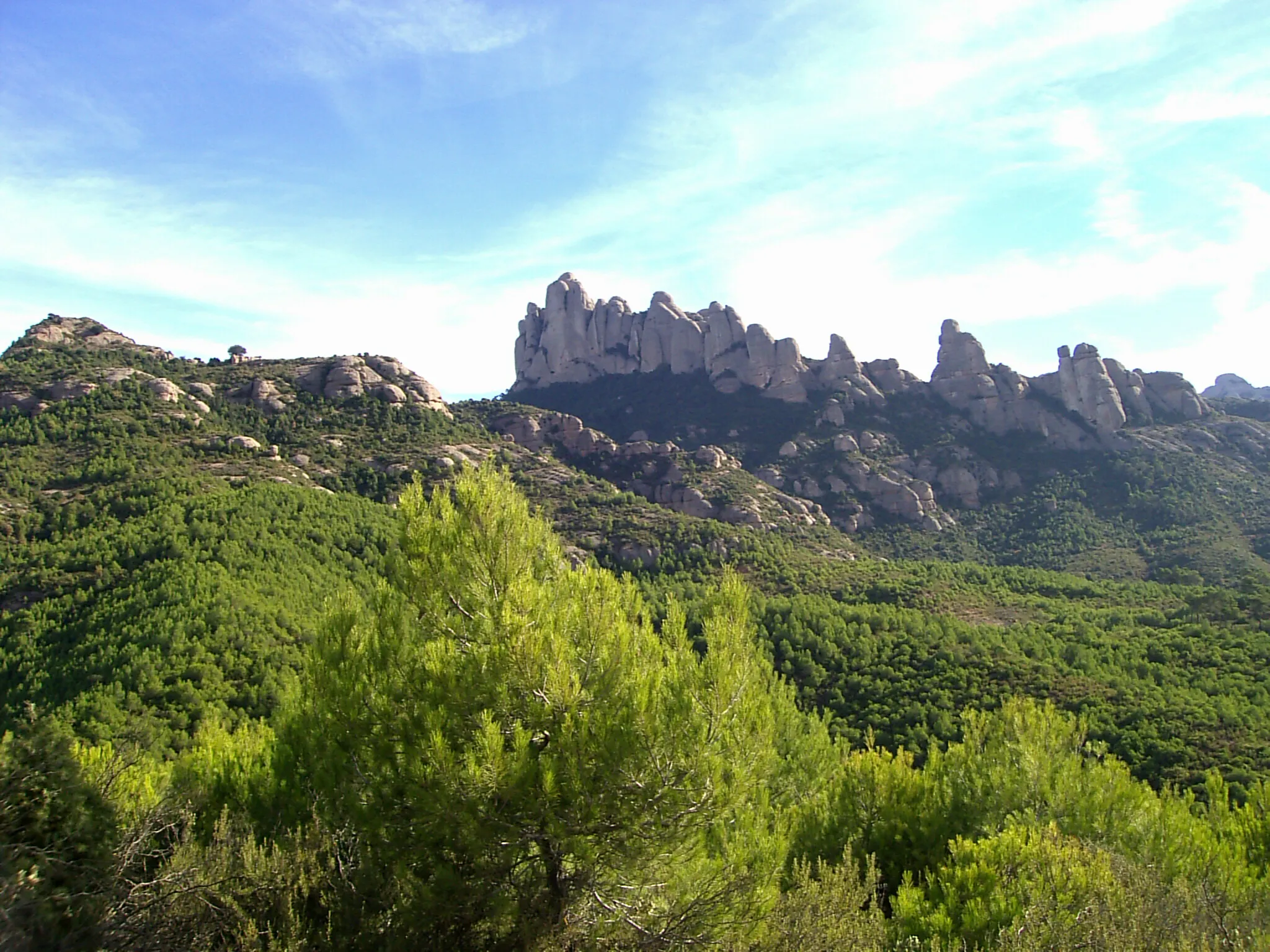 Photo showing: Montserrat - view from westward direction, Catalonia, Spain