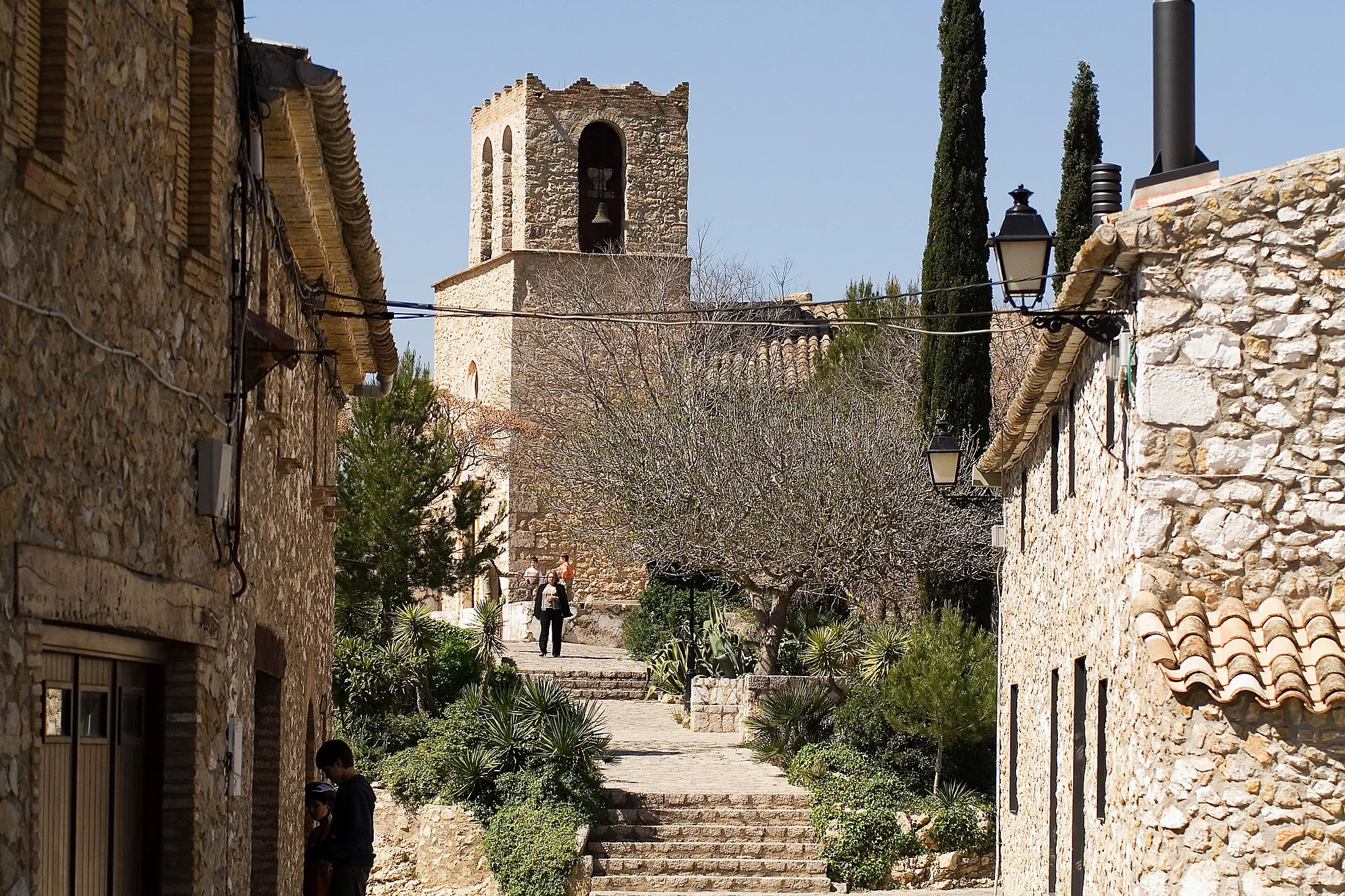 Photo showing: Olivella church, taken in April 2006