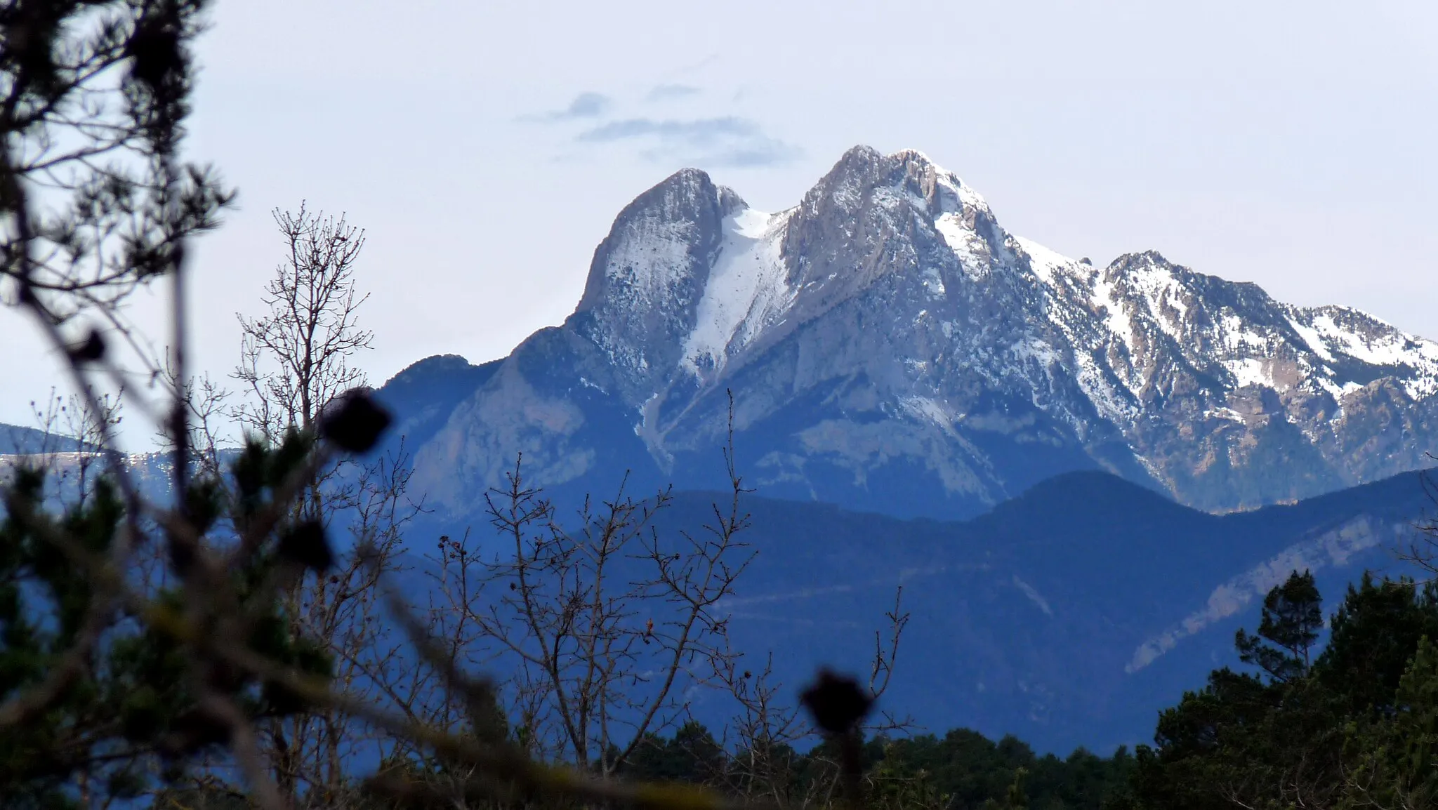 Photo showing: Pedraforca, Nature Park Cadí-Moixeró, viewed from Merolla pass