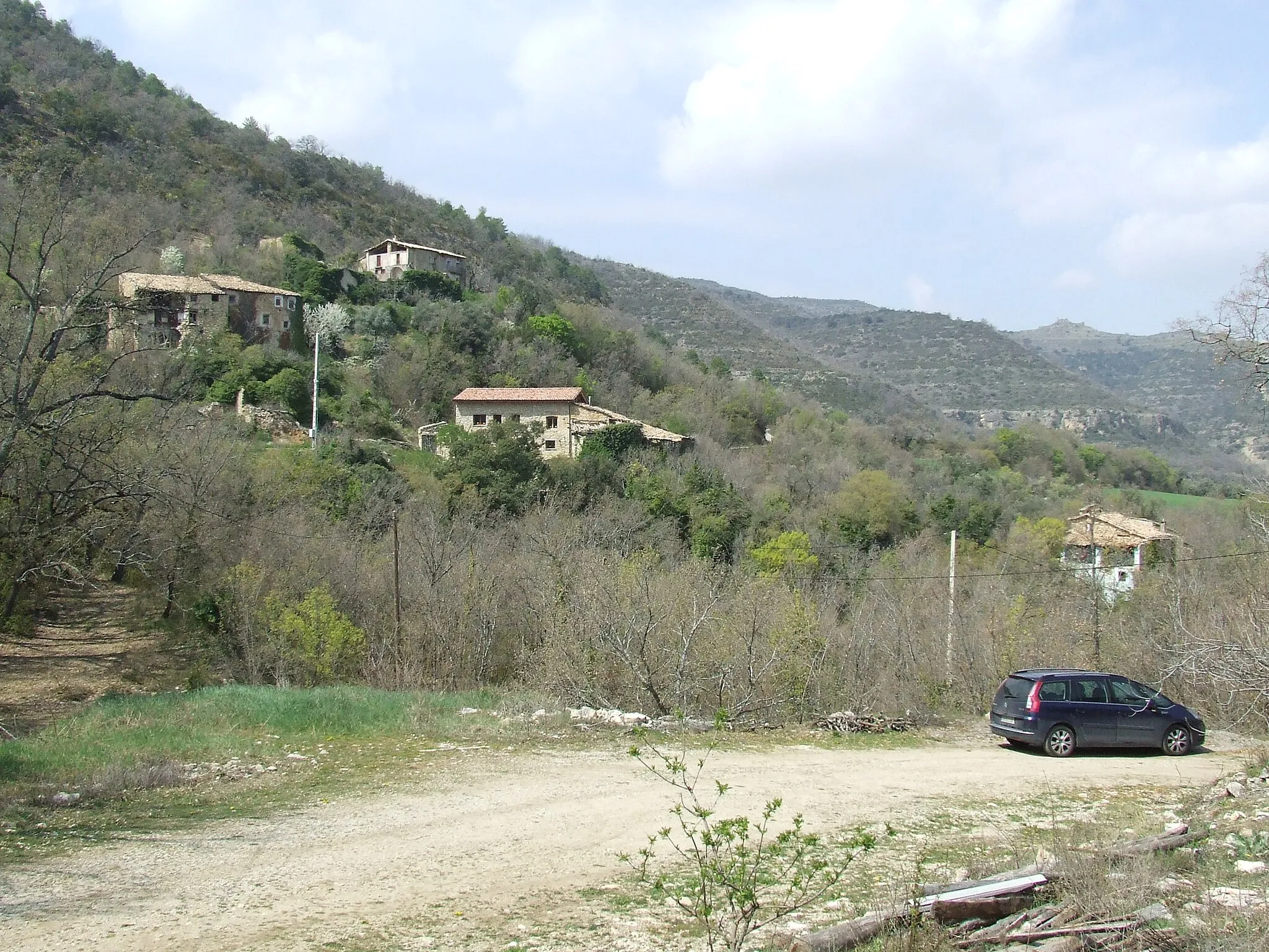 Photo showing: El poble de Santa Llúcia de Mur (Mur, Castell de Mur, Pallars Jussà)
