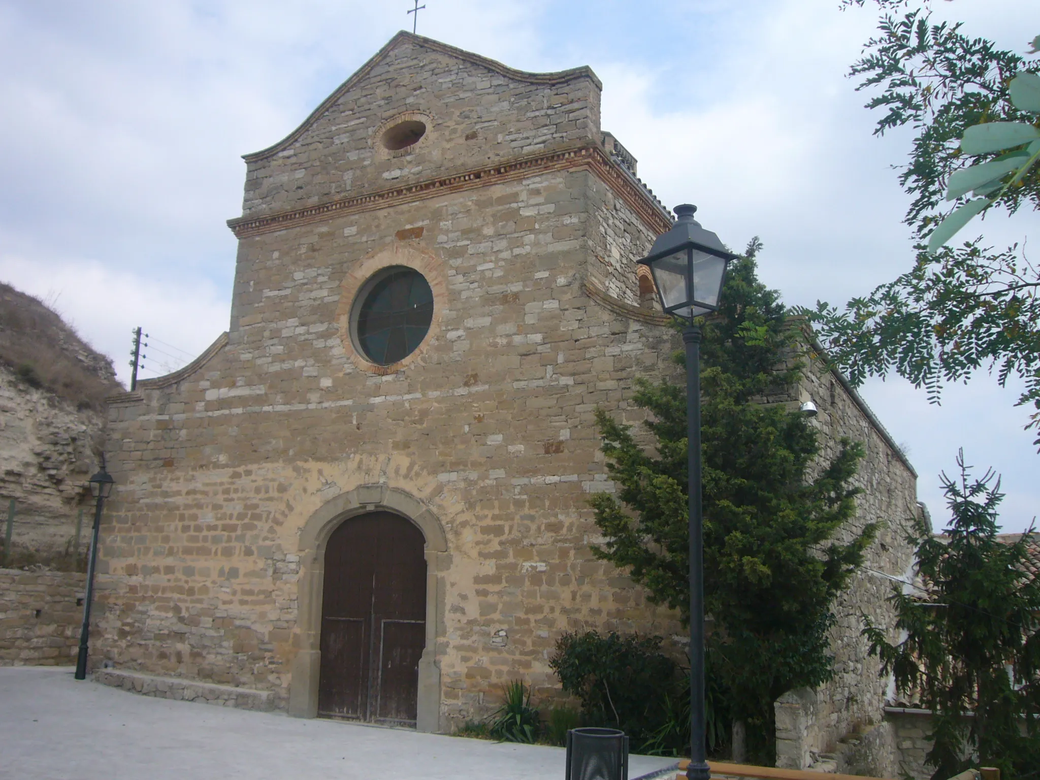 Photo showing: Church of Sant Llorenç (Argençola)