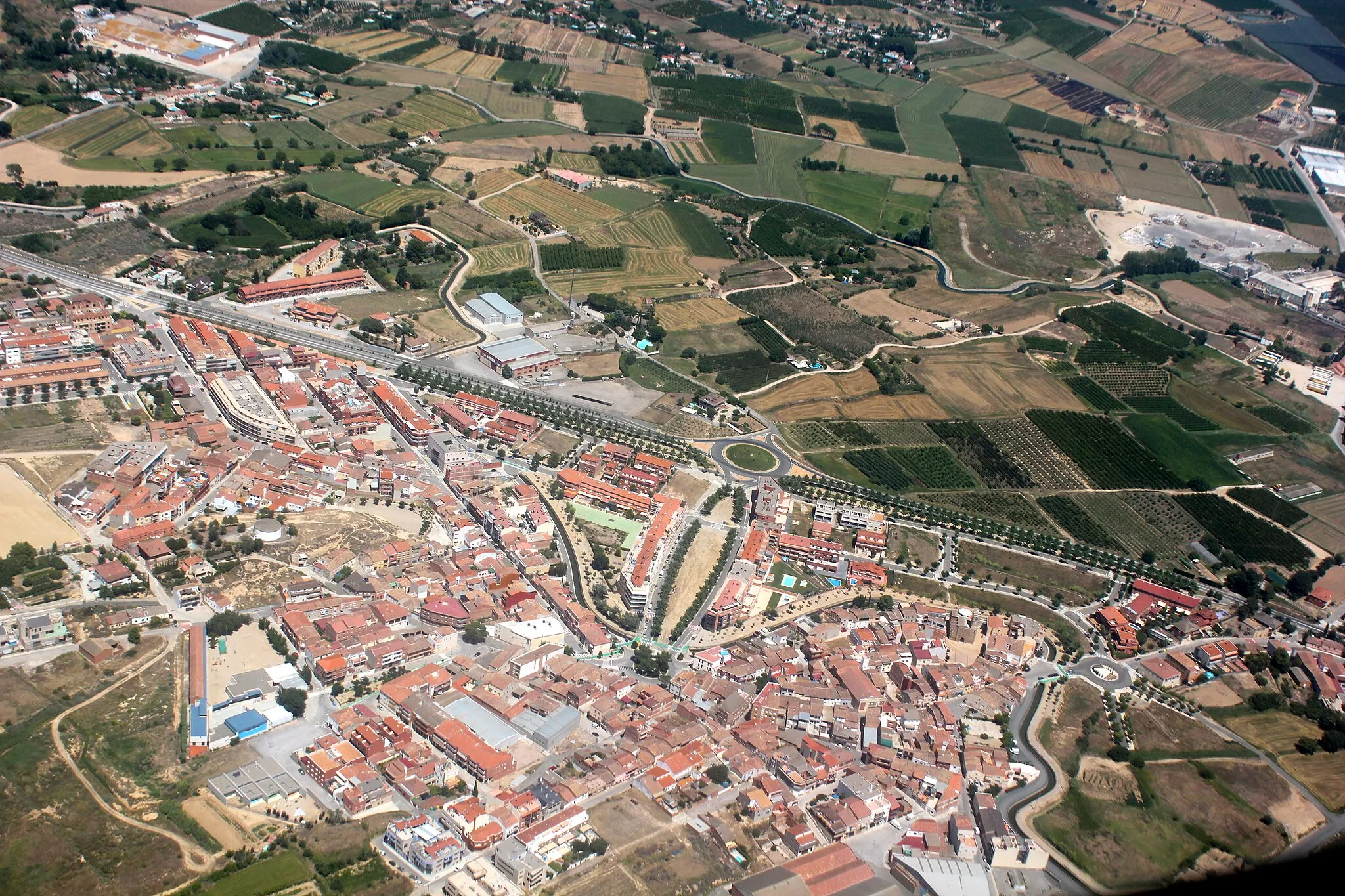 Photo showing: Vista aèria de Rosselló