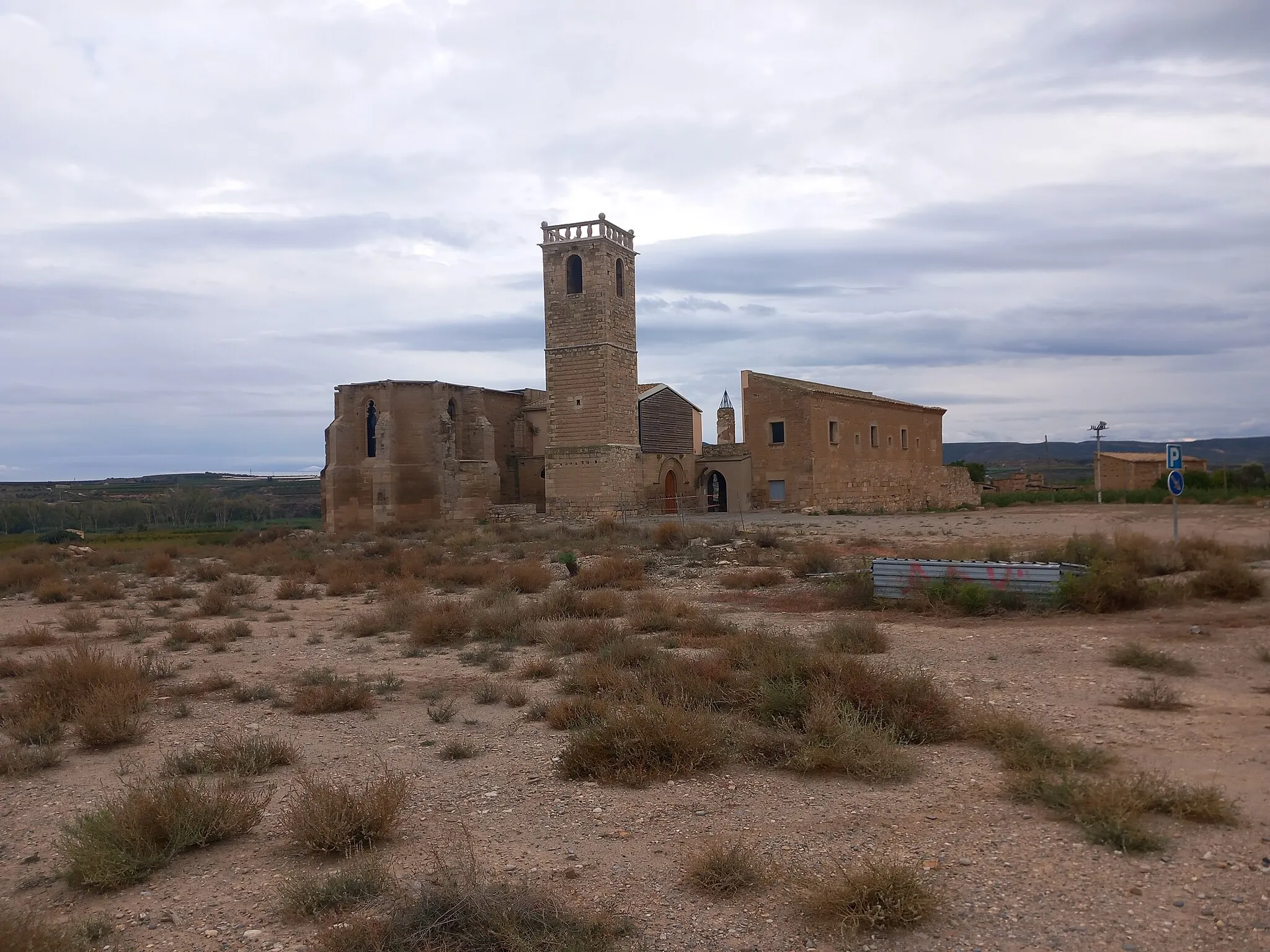 Photo showing: Vista general del monestir de Nostra Senyora dels Àngels d'Avinganya
