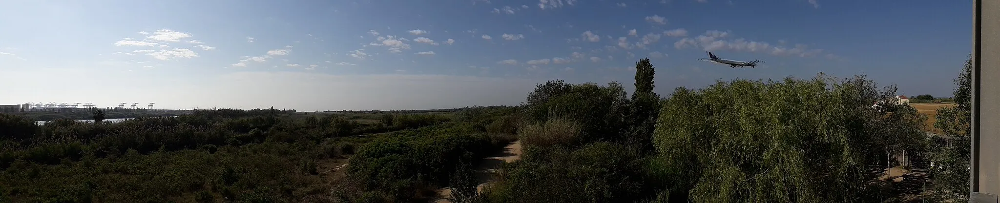 Photo showing: Vista del mirador de Cal Lluquer, a l'entrada dels Espais Naturals del Riu.