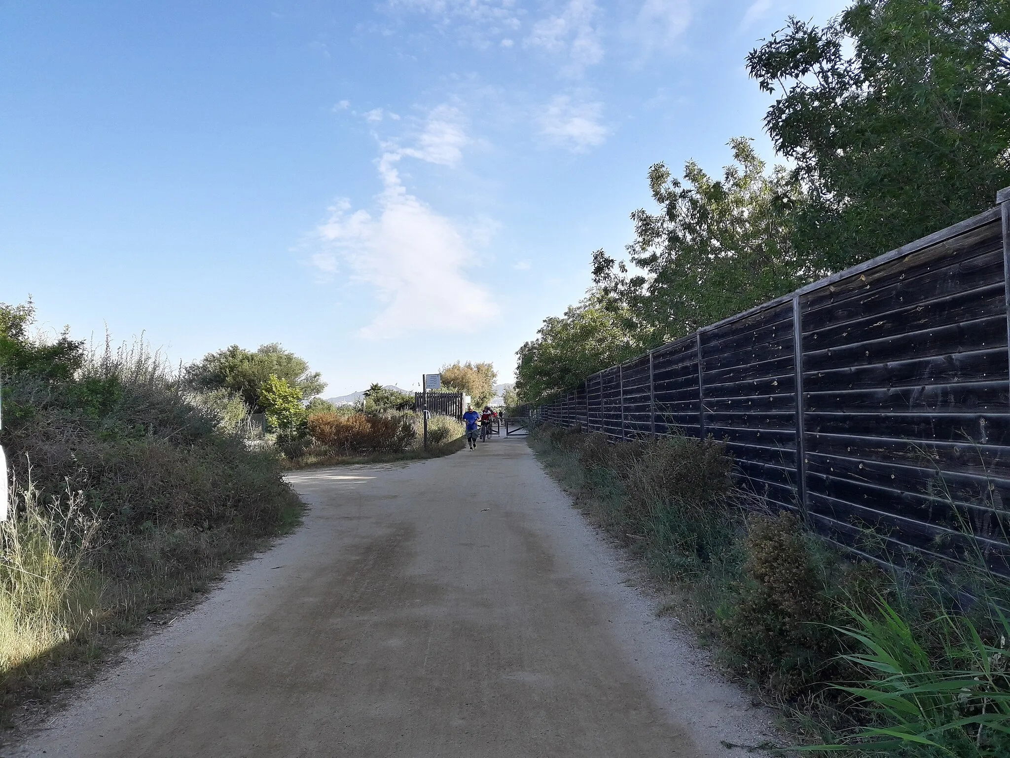 Photo showing: Camí del Prat als espais naturals del riu un diumenge al matí.