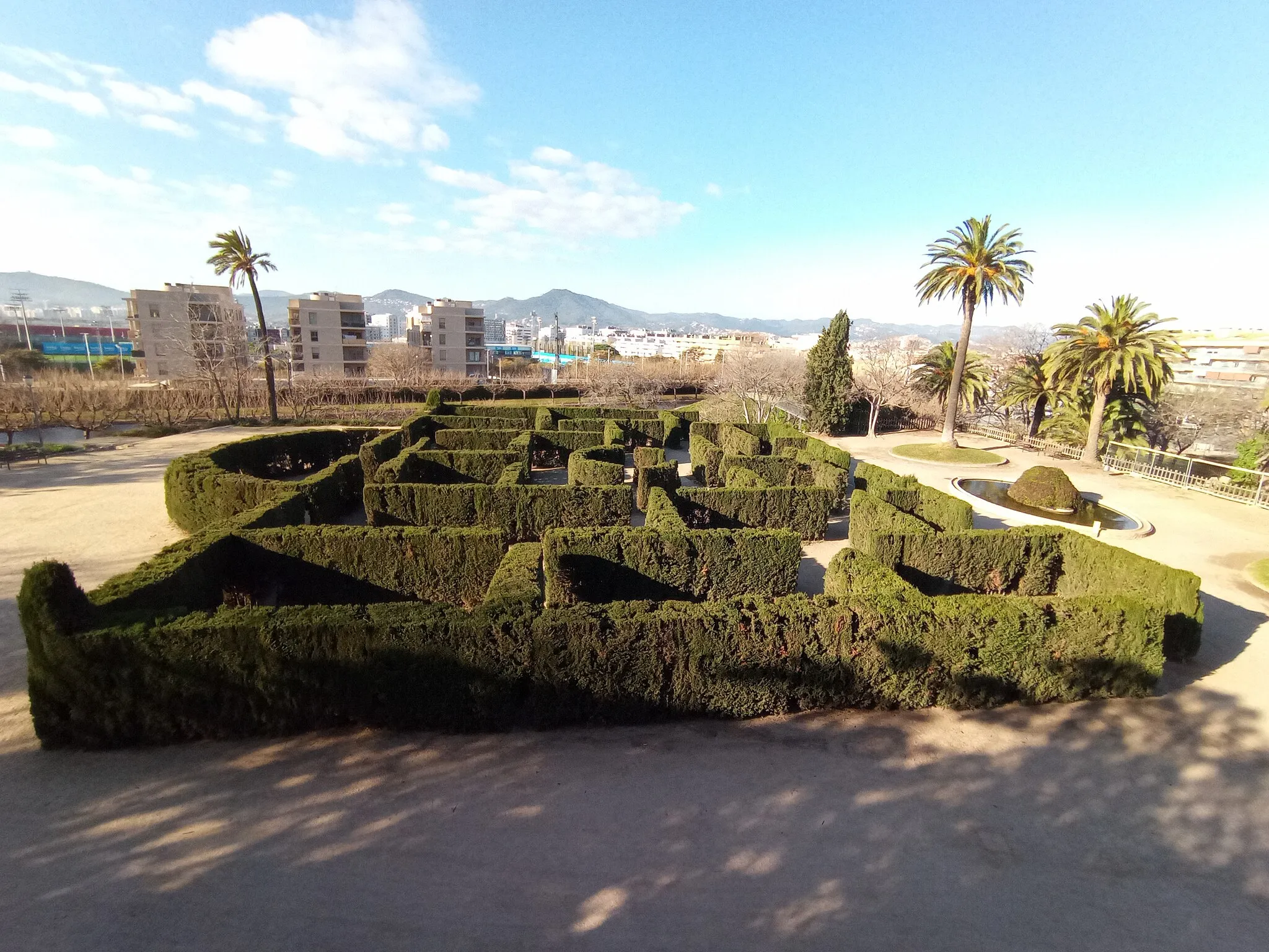 Photo showing: Parque de Torreblanca, laberinto.