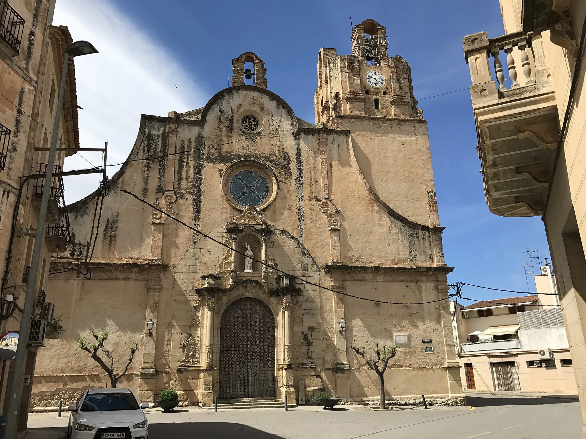 Photo showing: Església de Sant Martí (Ginestar)