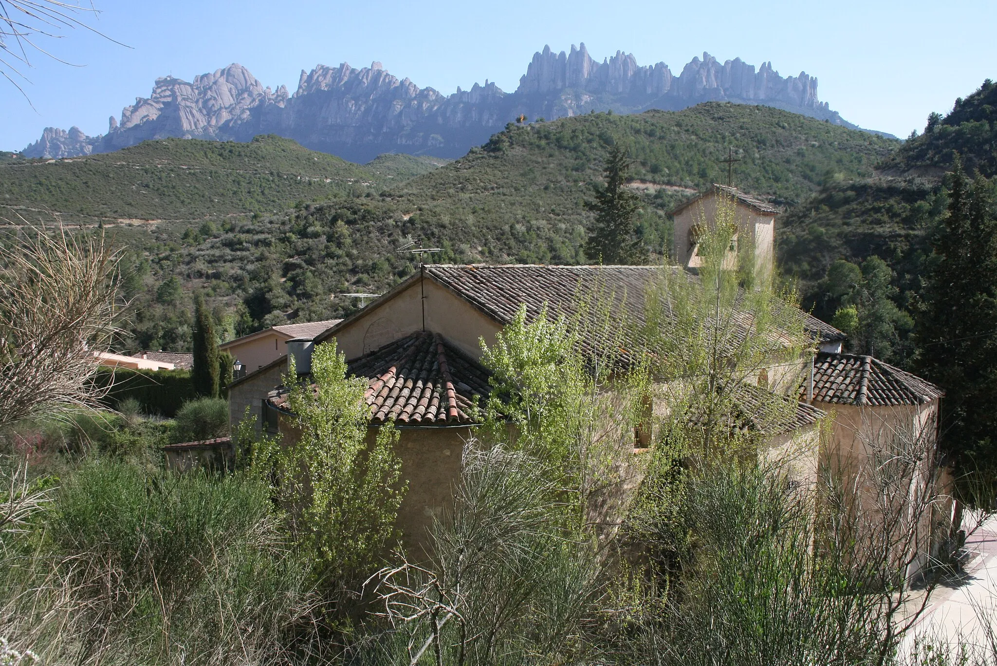 Photo showing: Marganell; Bages (Catalonia): església parroquial de Sant Esteve