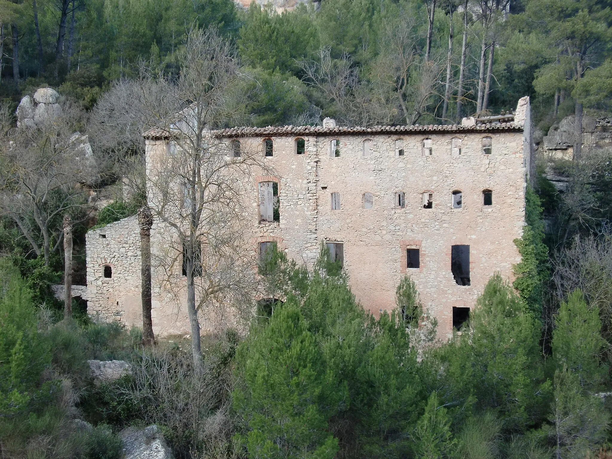 Photo showing: Molí de paper de la Font Gran (Vilaverd)