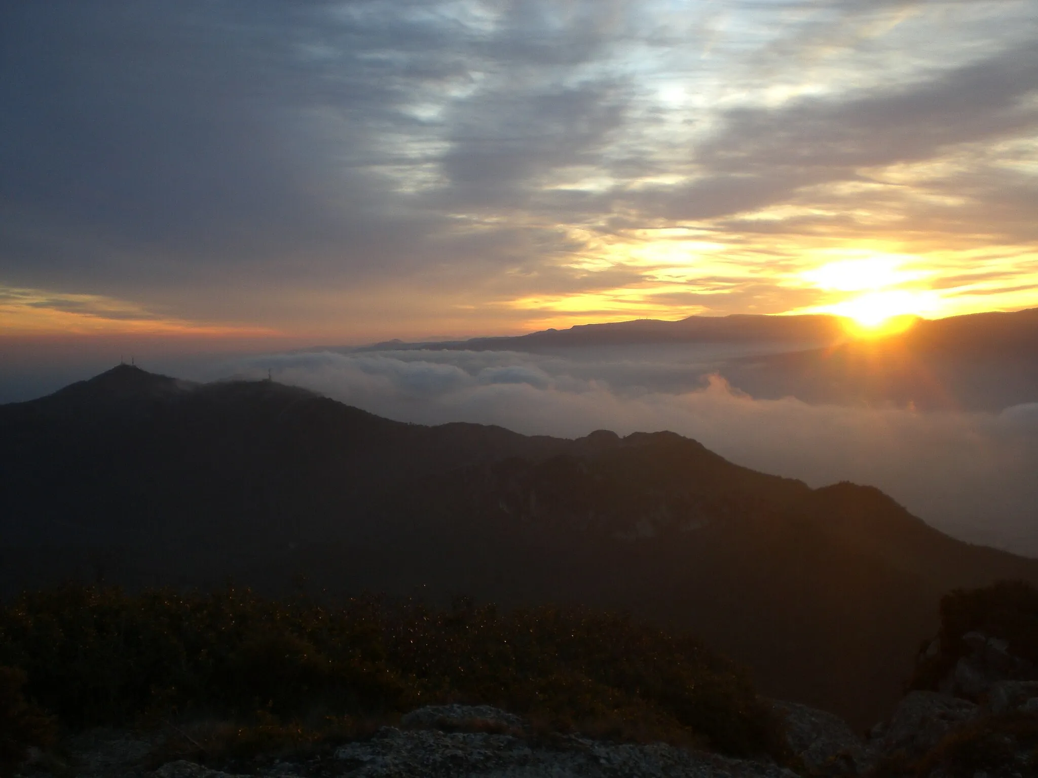 Photo showing: Vistes al S des del Tossal Gros (desembre 2007)