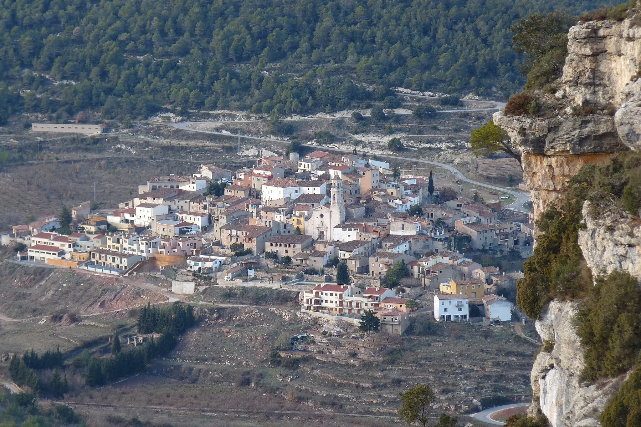 Photo showing: Capafonts from ravine of la Pixera