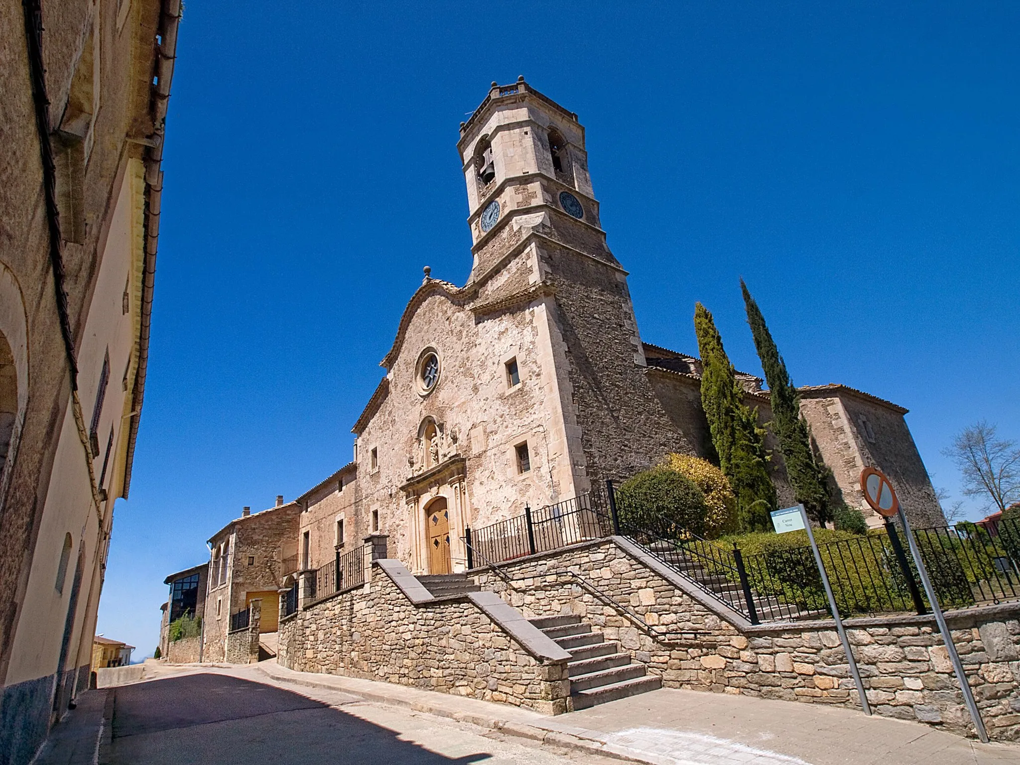Photo showing: Sant Bartomeu del Grau church (Catalonia, Spain)