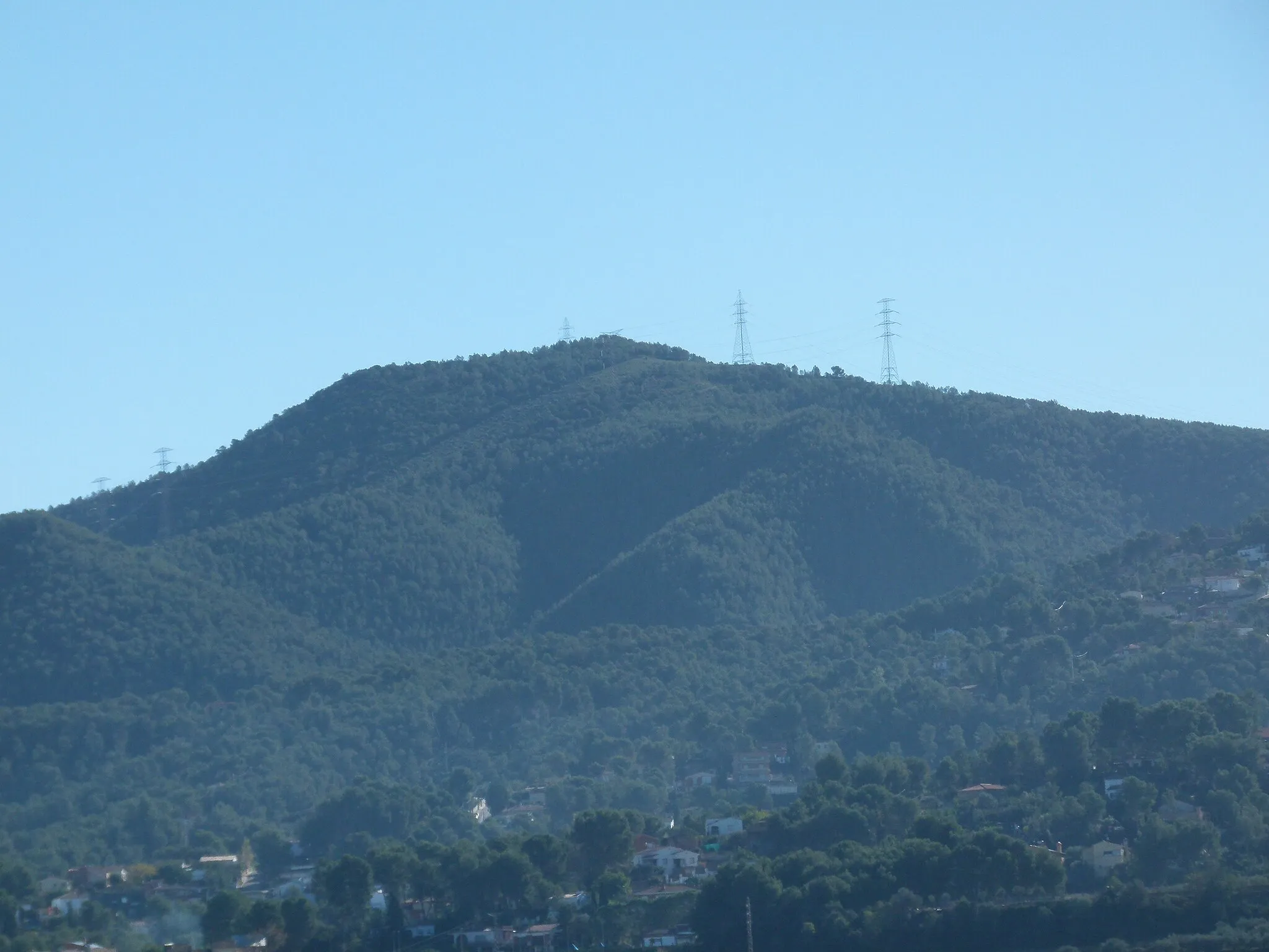 Photo showing: El Montcau (muntanyes de l'Ordal)