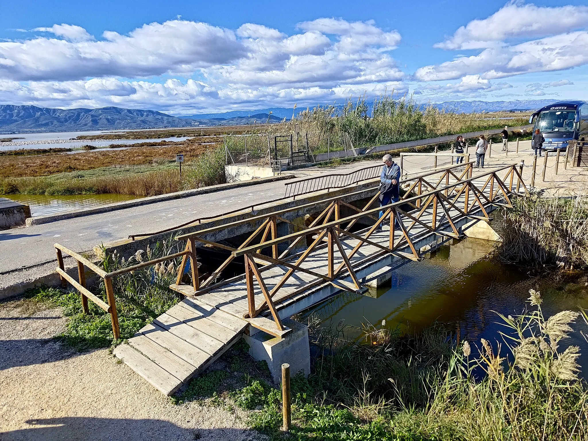 Photo showing: Pont del Través (bridge in Amposta (Catalonia))