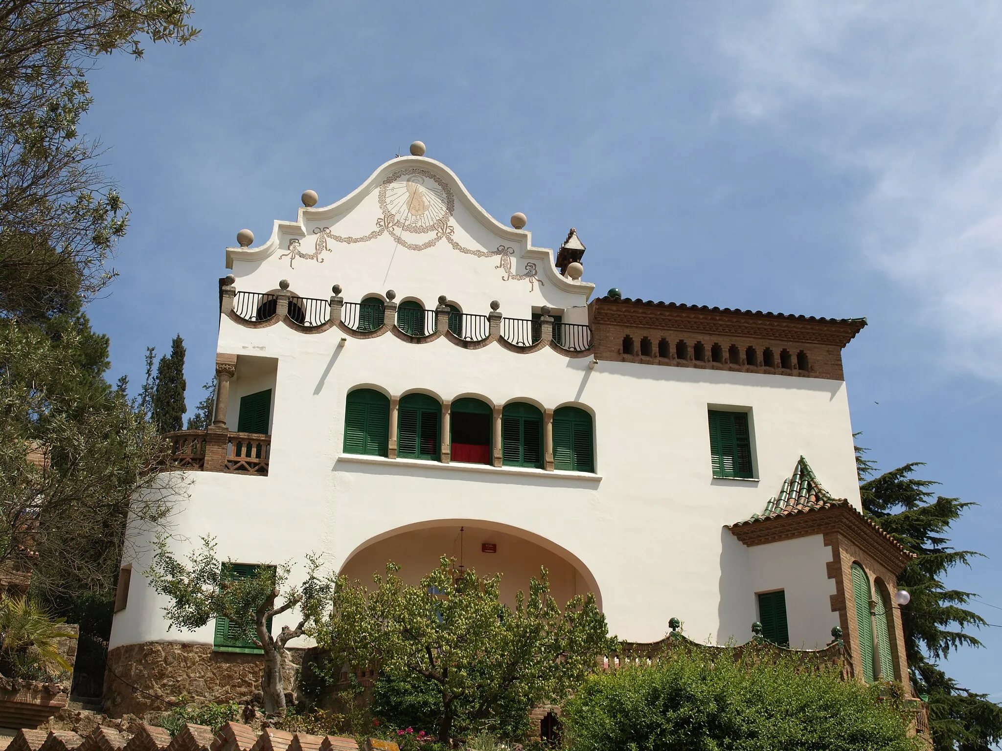 Photo showing: Casa Martí Trias i Domènech, Parc Guell