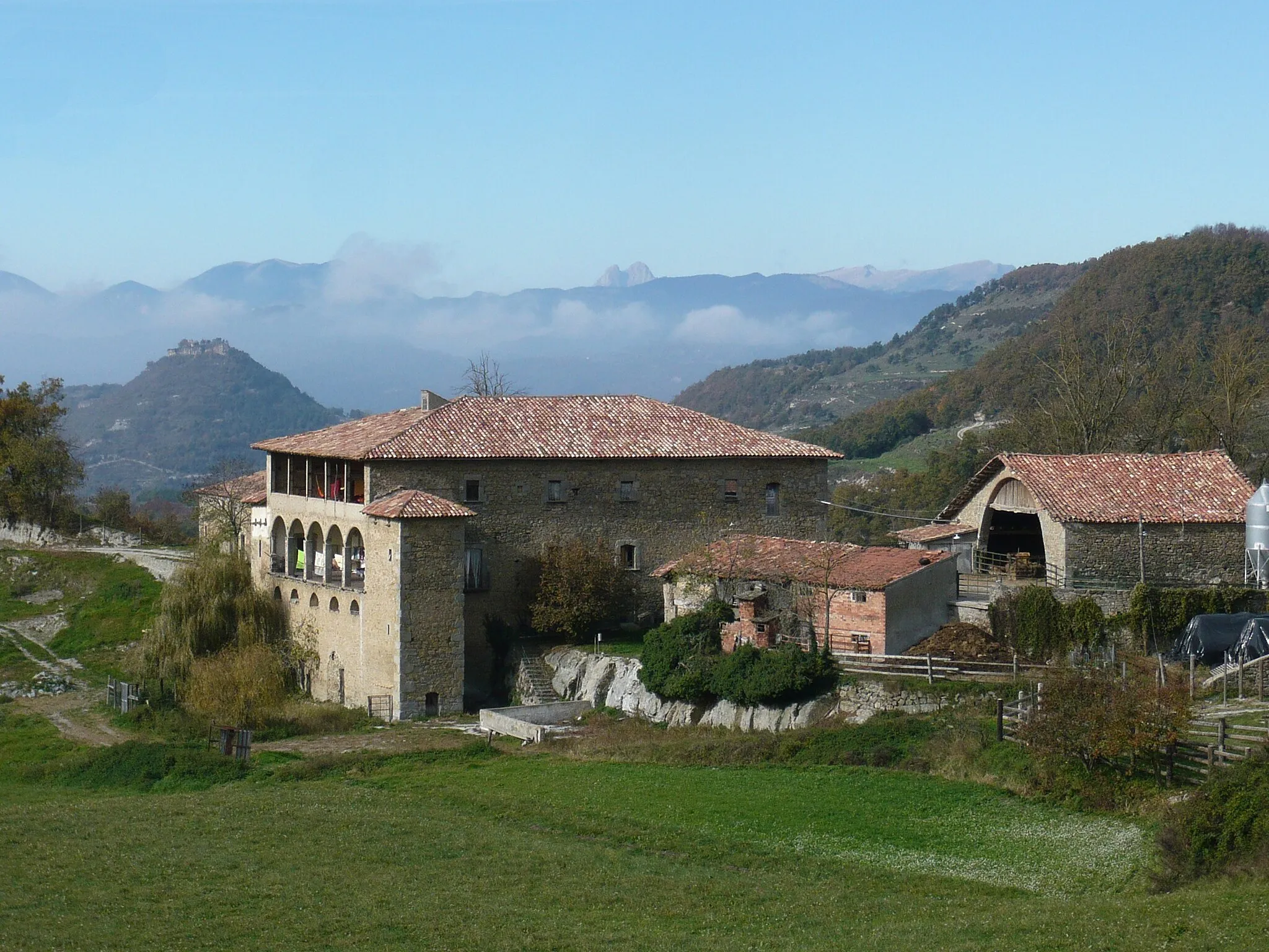 Photo showing: Mas el Coll, in Vidrà, Catalonia.