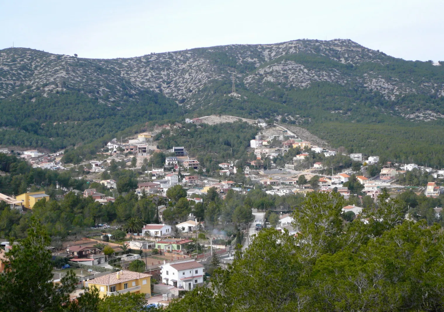 Photo showing: Urbanització les Palmeres, in Canyelles, Garraf, Catalonia