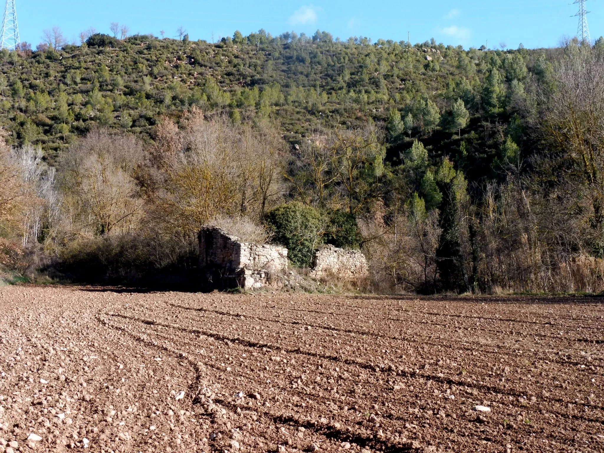 Photo showing: Molí Torre de la Masia (Copons)

This is a photo of a building indexed in the Catalan heritage register as Bé Cultural d'Interès Local (BCIL) under the reference IPA-26425.