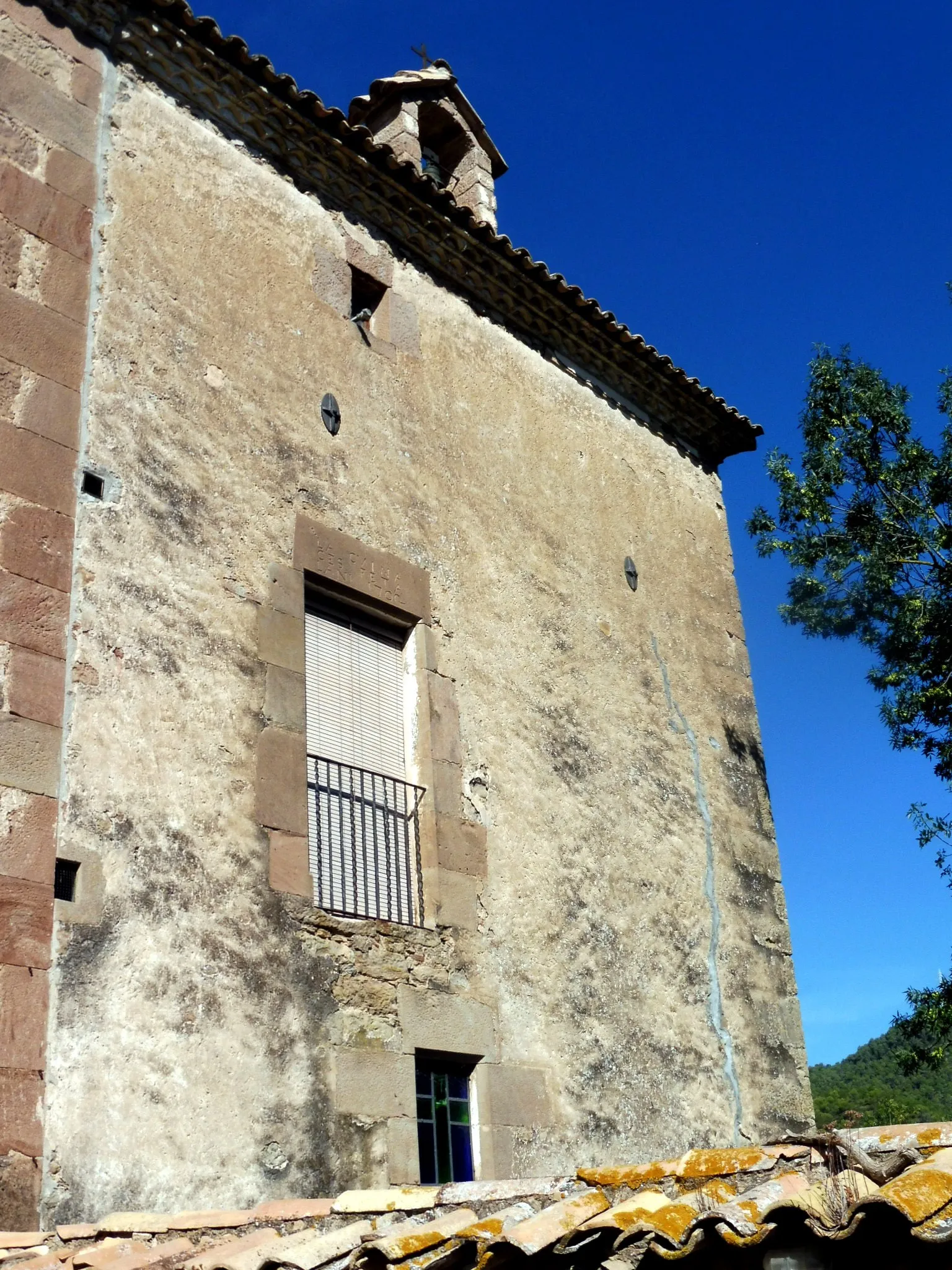 Photo showing: Masia de les Feixes de Coaner (Sant Mateu de Bages): la capella