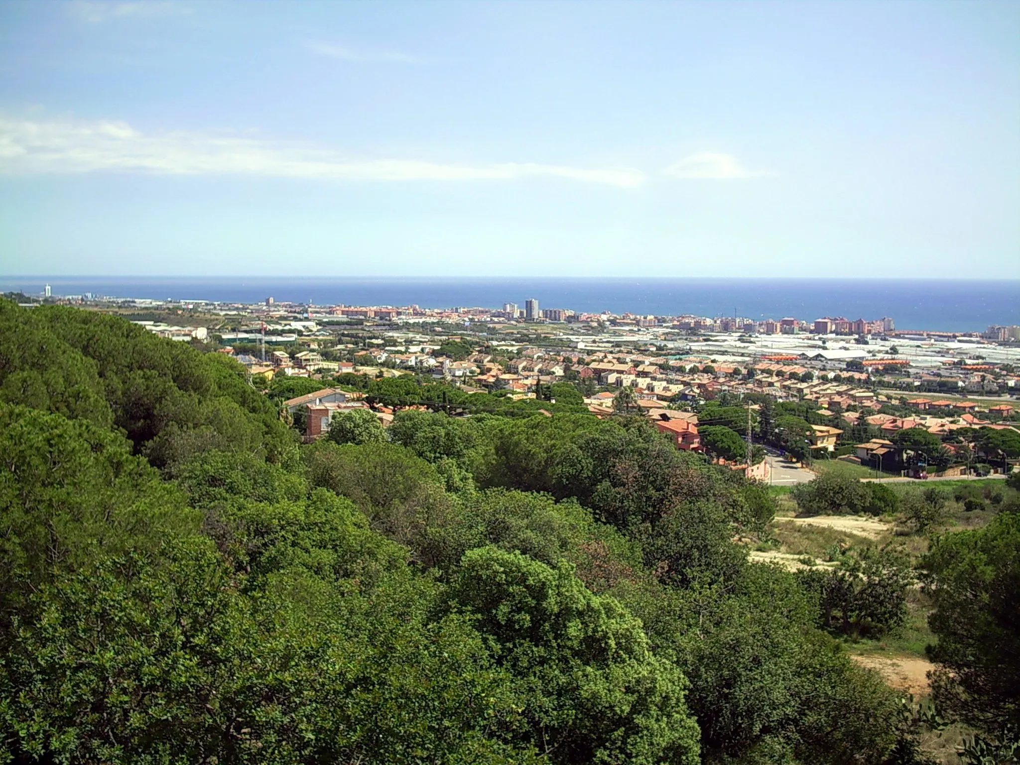 Photo showing: Vista general de ca:Vilassar de Mar, des de La Cisa.