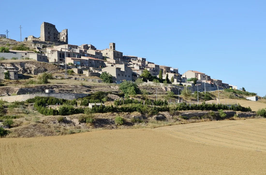 Photo showing: Castell de Savallà (Savallà del Comtat)