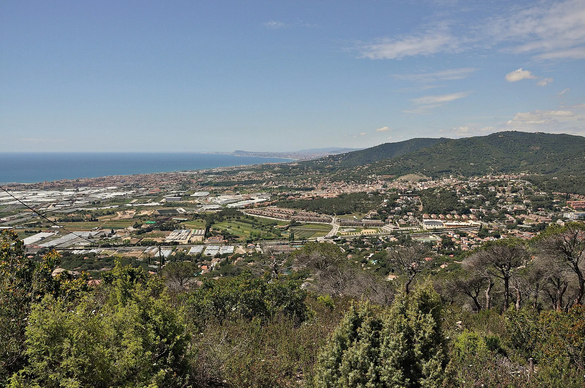 Photo showing: panoramica de cabrils-maresme-cataluña